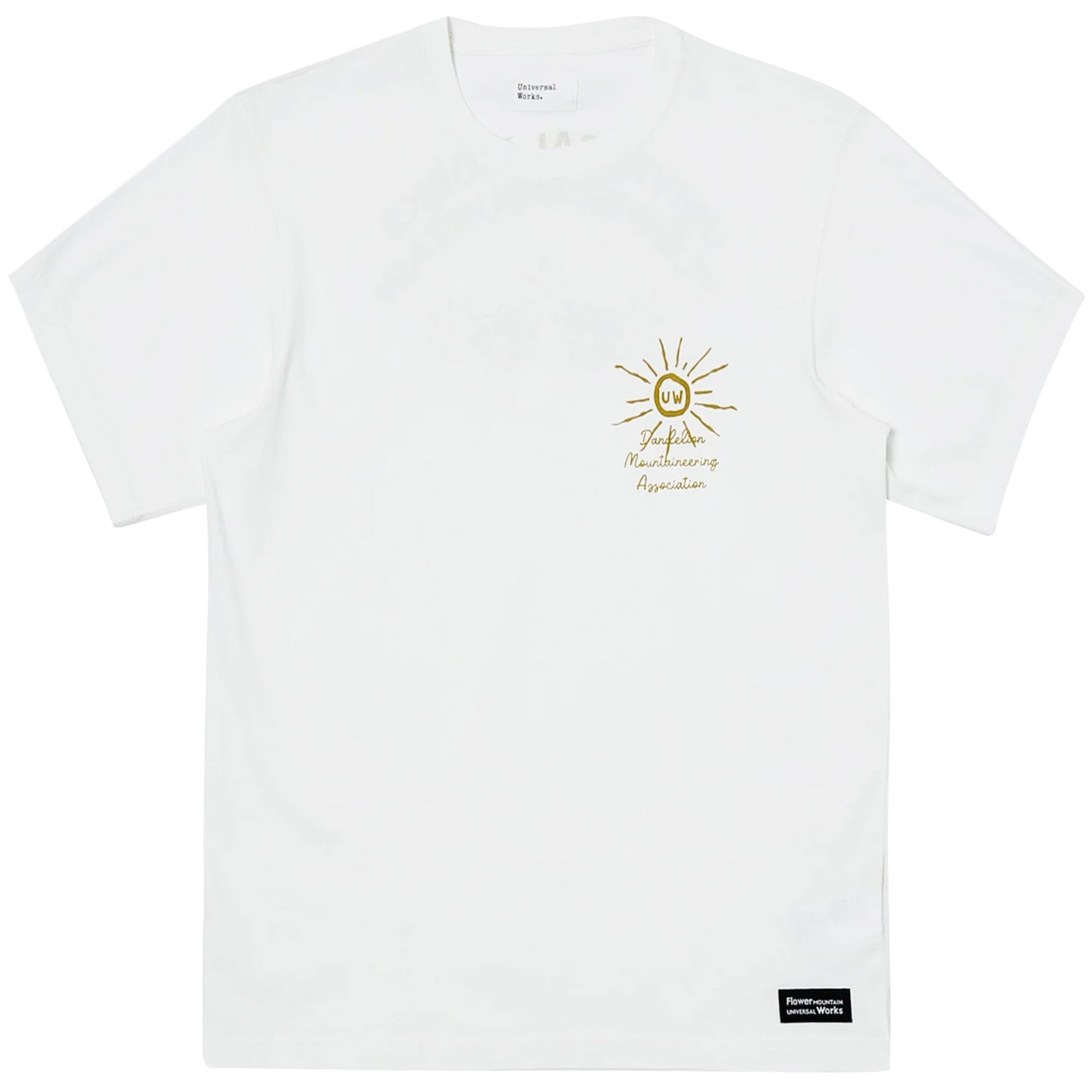 Flower Mountain x Universal Works Print T-Shirt - Ecru