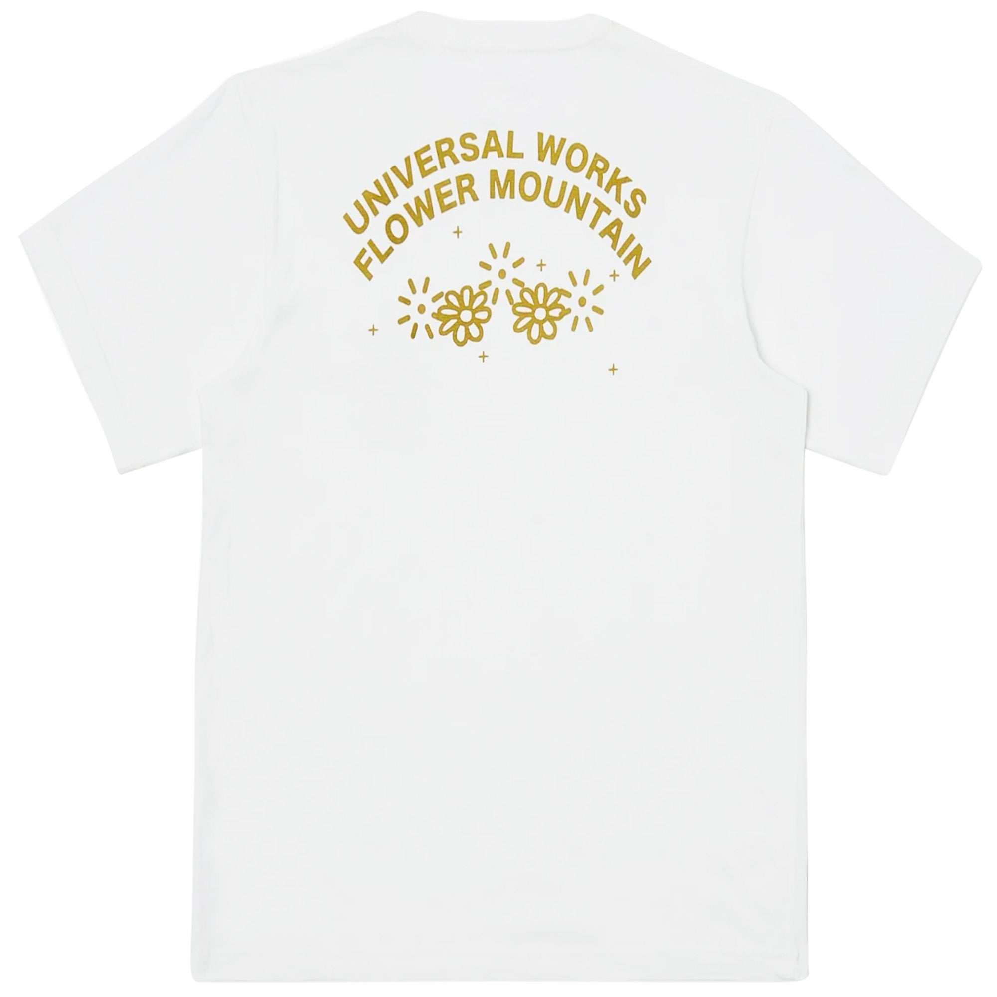 Flower Mountain x Universal Works Print T-Shirt - Ecru