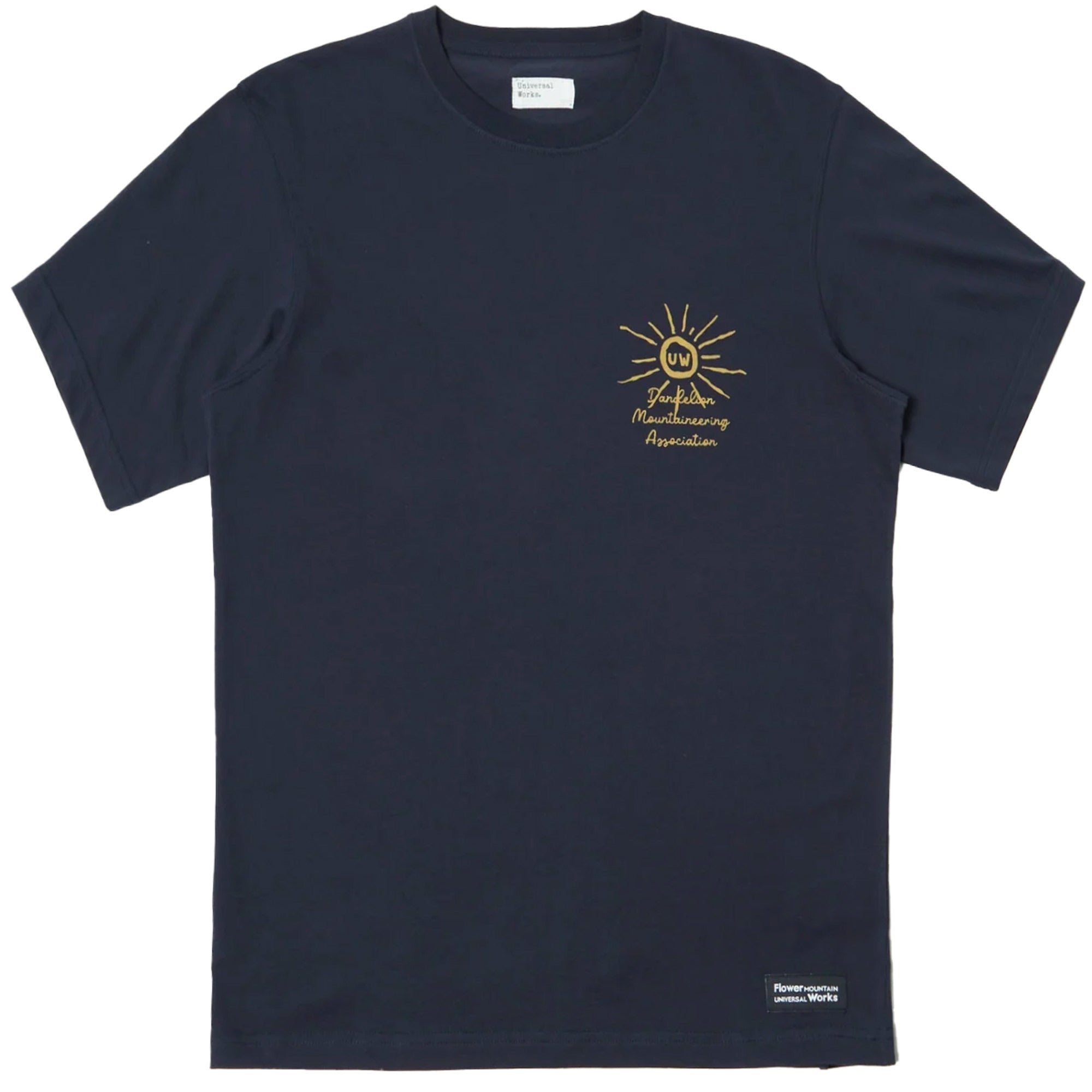 Flower Mountain x Universal Works Print T-Shirt - Navy