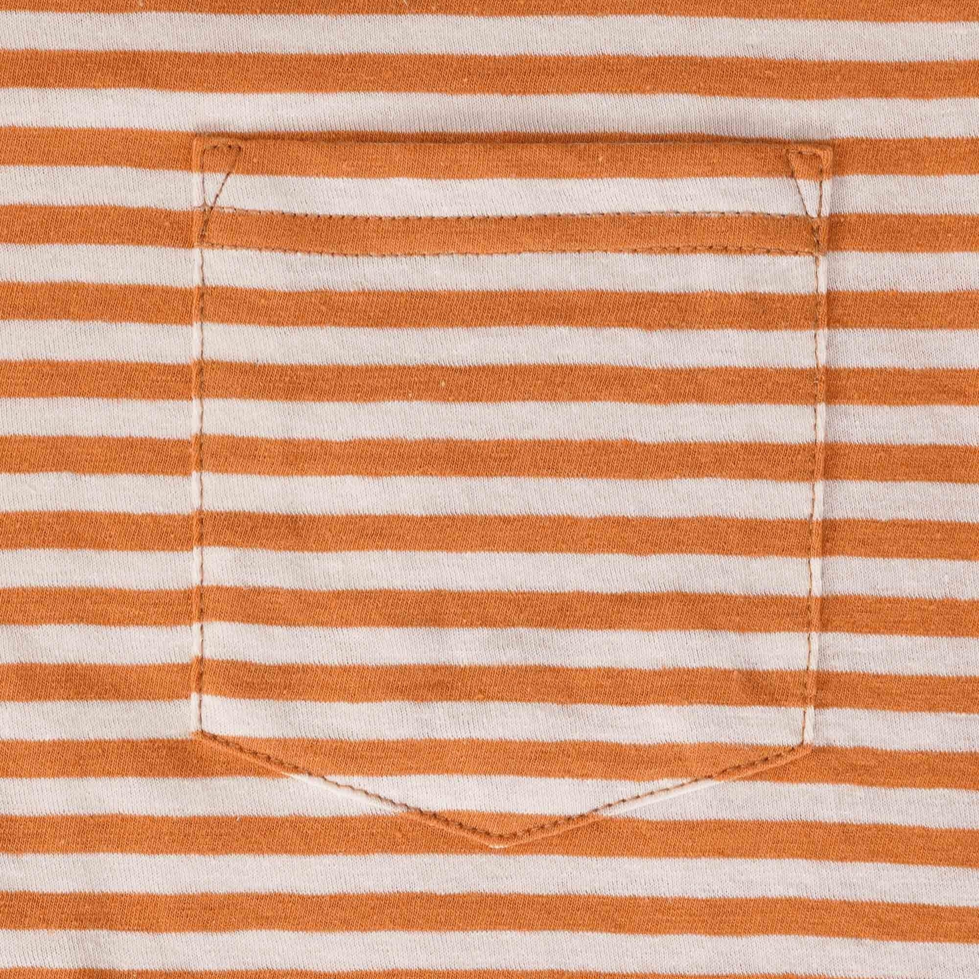 Armor Lux Striped Heritage T-Shirt - Rusty