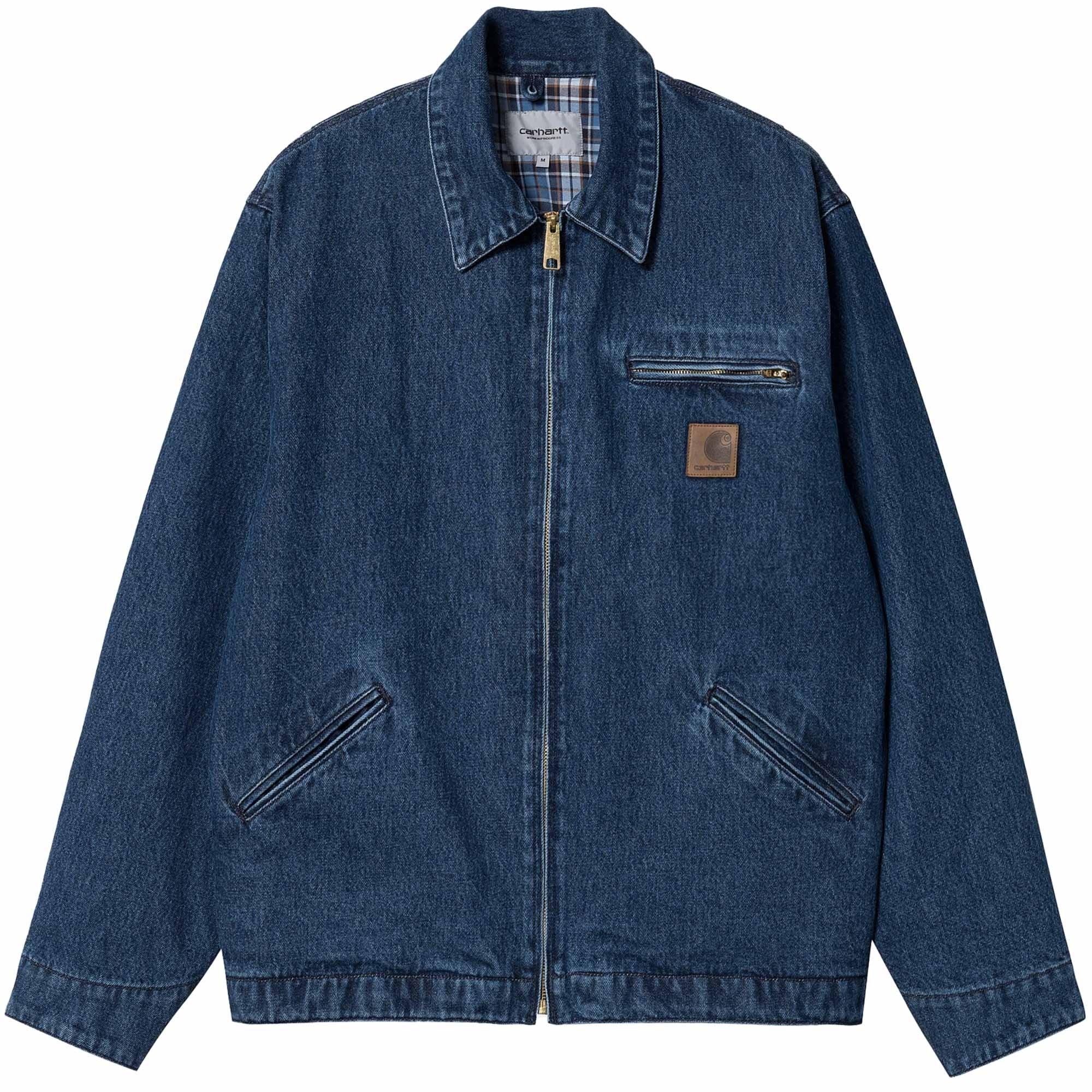 Carhartt WIP Rider Jacket - Stone Washed Blue – Stuarts London