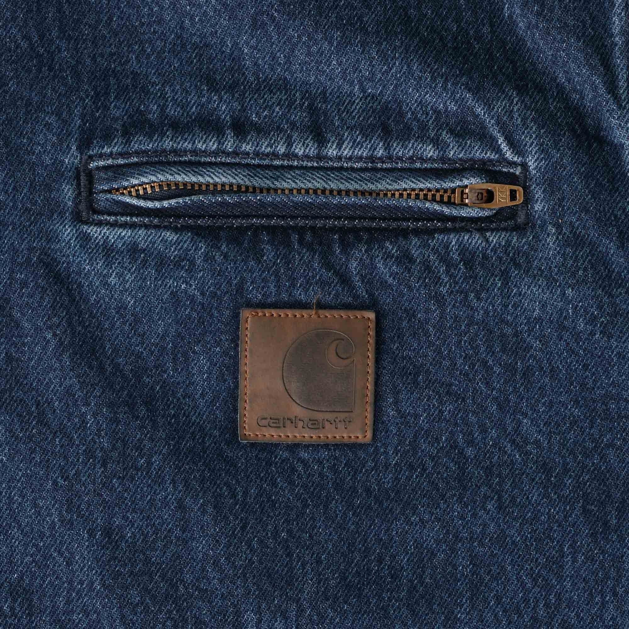 Carhartt WIP Rider Jacket - Stone Washed Blue – Stuarts London