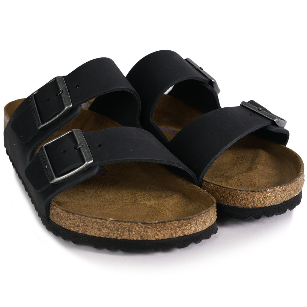 Birkenstock Womens Arizona Soft Footbed - Black