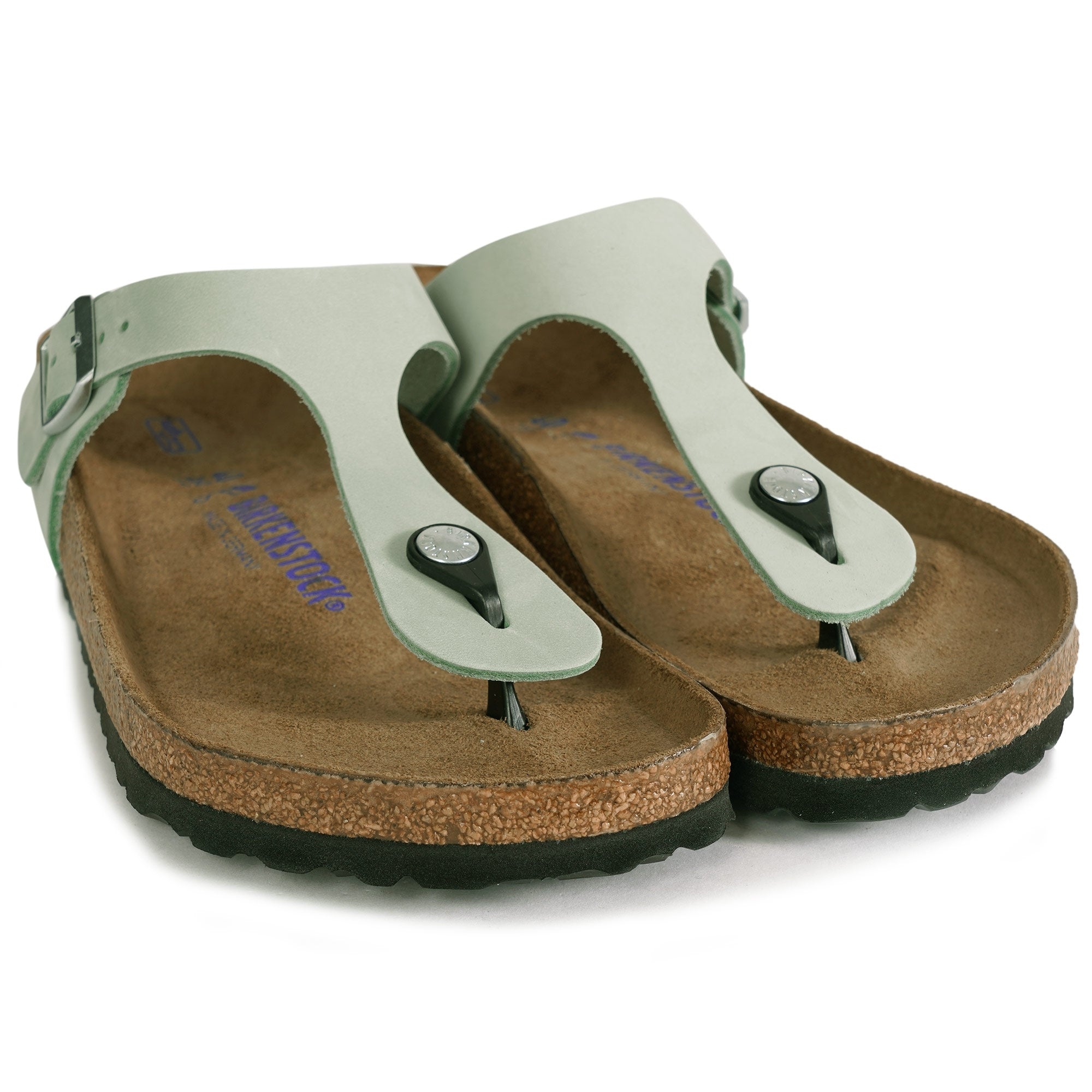 Birkenstock Womens Gizeh Soft Footbed - Matcha