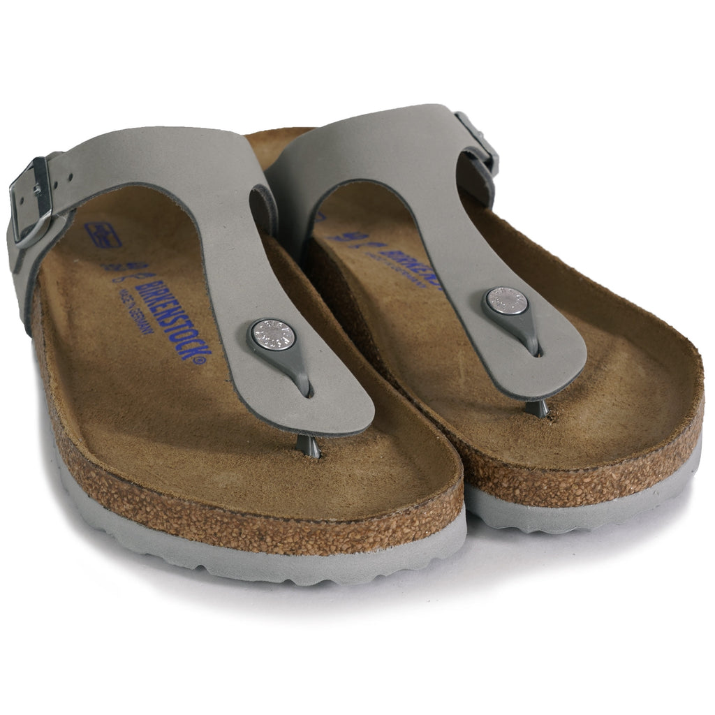 Birkenstock Womens Gizeh Soft Footbed - Dove Gray