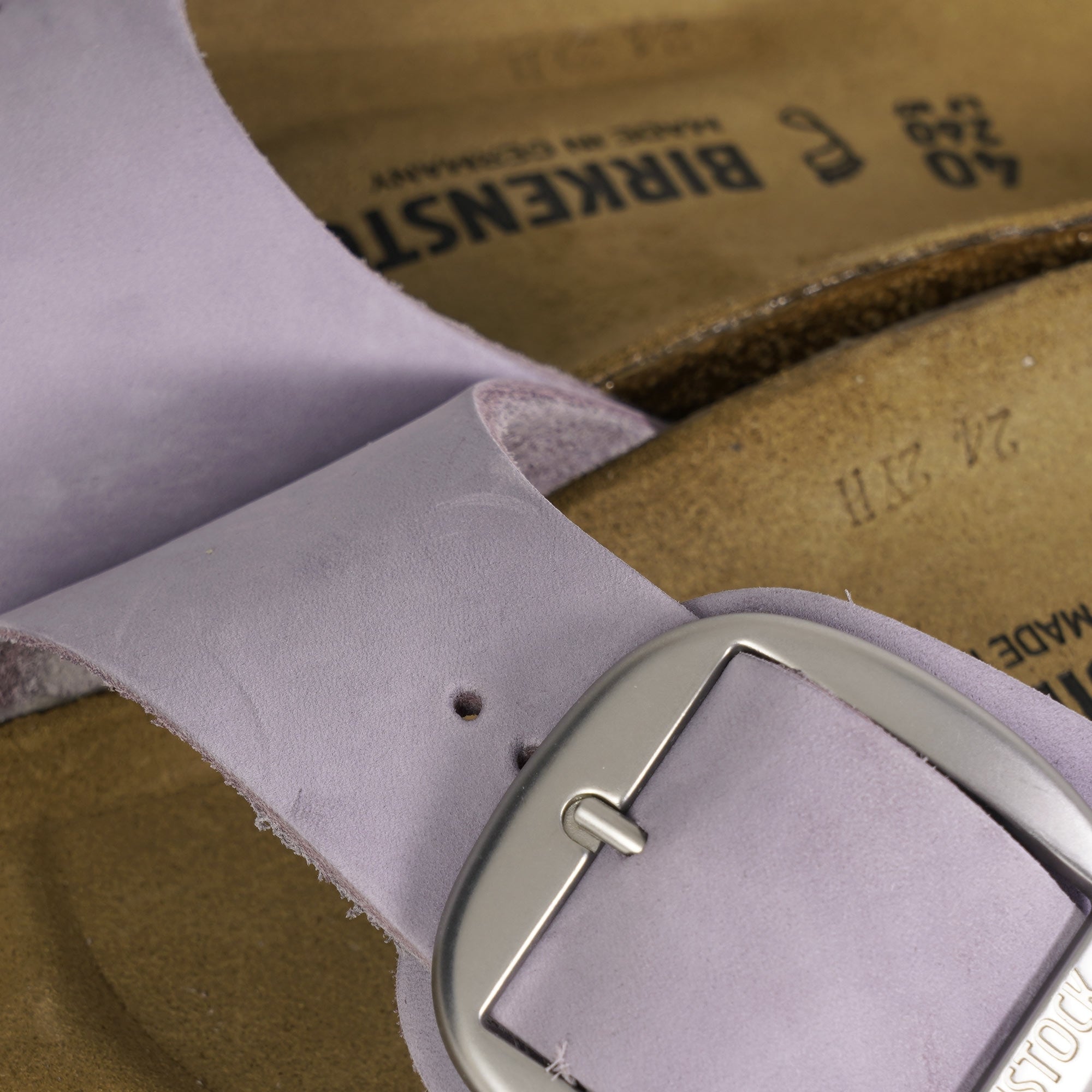 Birkenstock Womens Madrid Big Buckle - Purple Fog