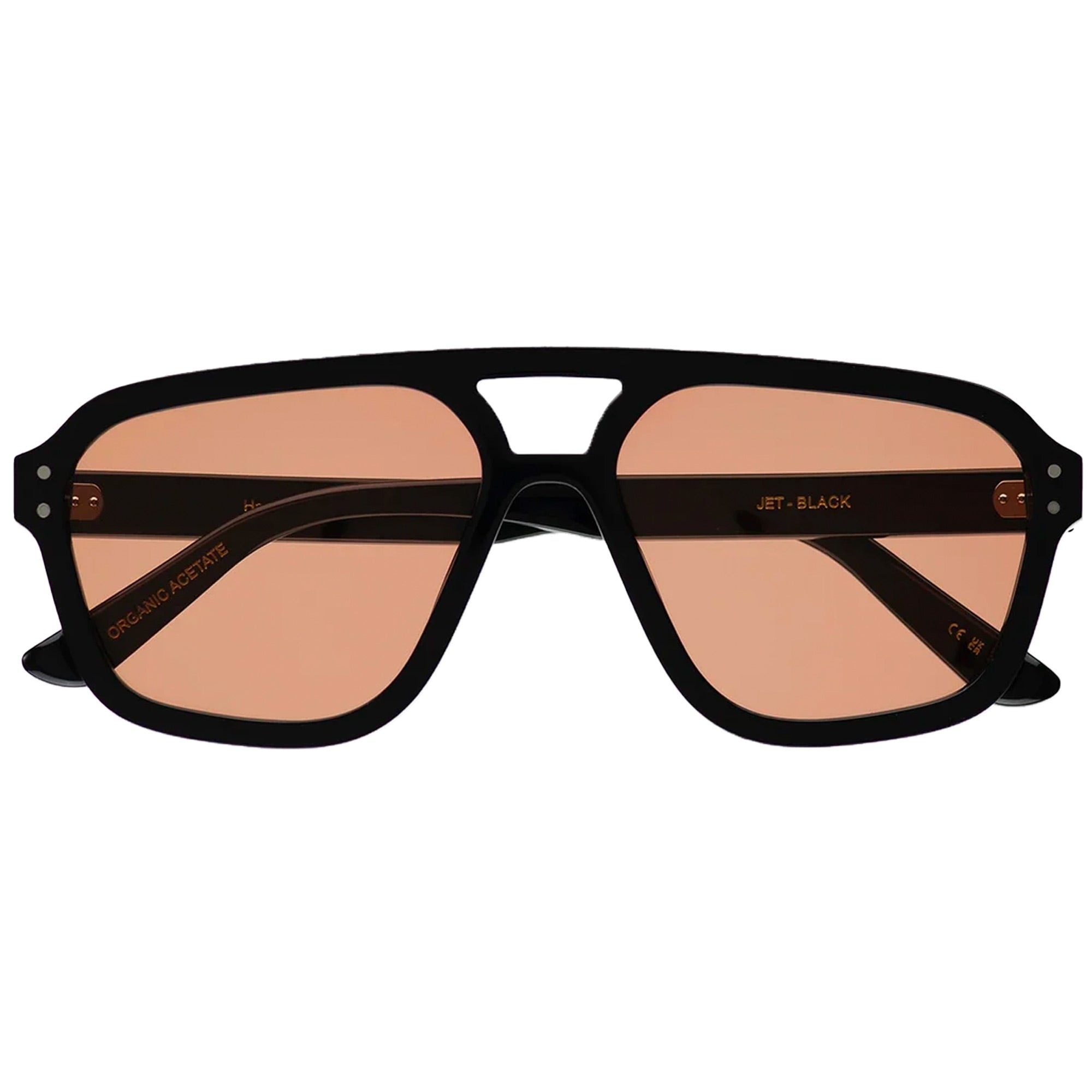 Monokel Eyewear Jet - Black/Orange Solid
