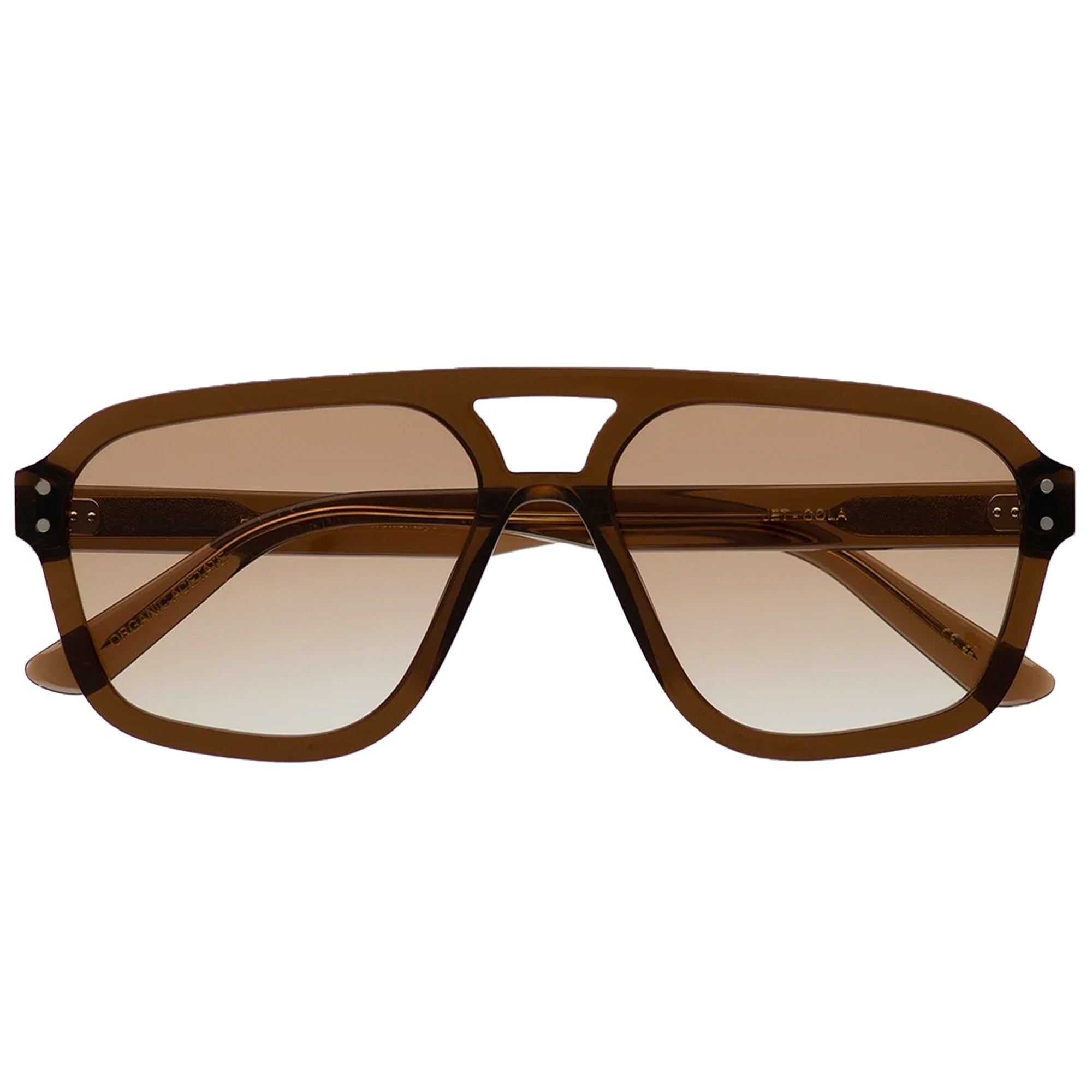 Monokel Eyewear Jet - Cola/Brown Gradient