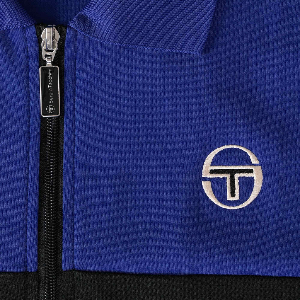 Sergio Tacchini Tomme Track Top - Black Beauty/Sodalite