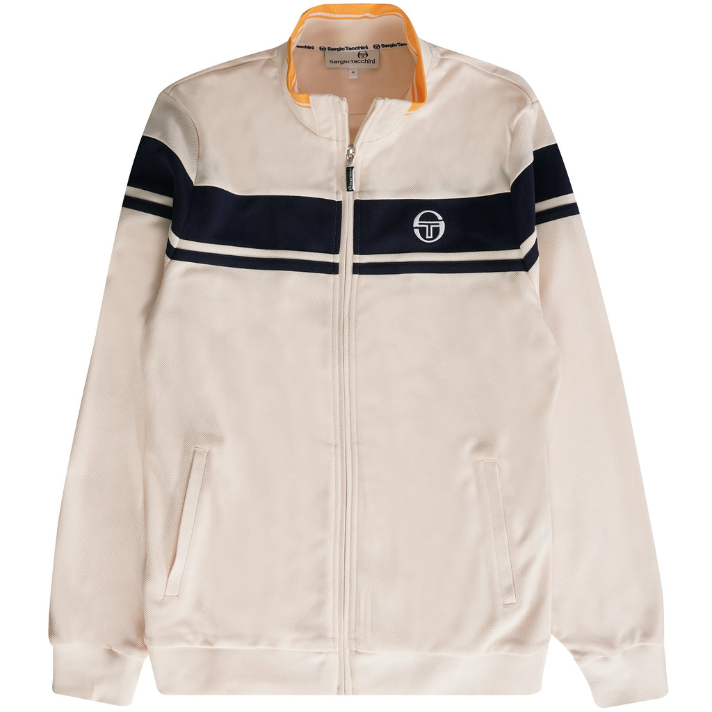 Sergio Tacchini Damarindo Track Top - Buttercream/Maritime Blue