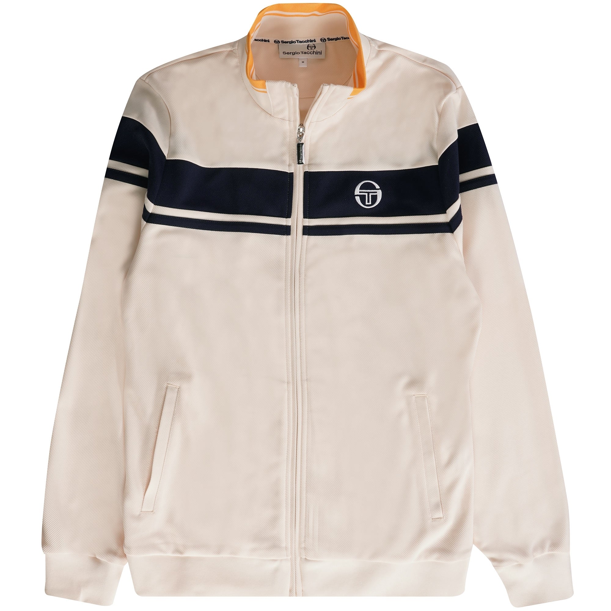 Sergio Tacchini Damarindo Track Top - Buttercream/Maritime Blue