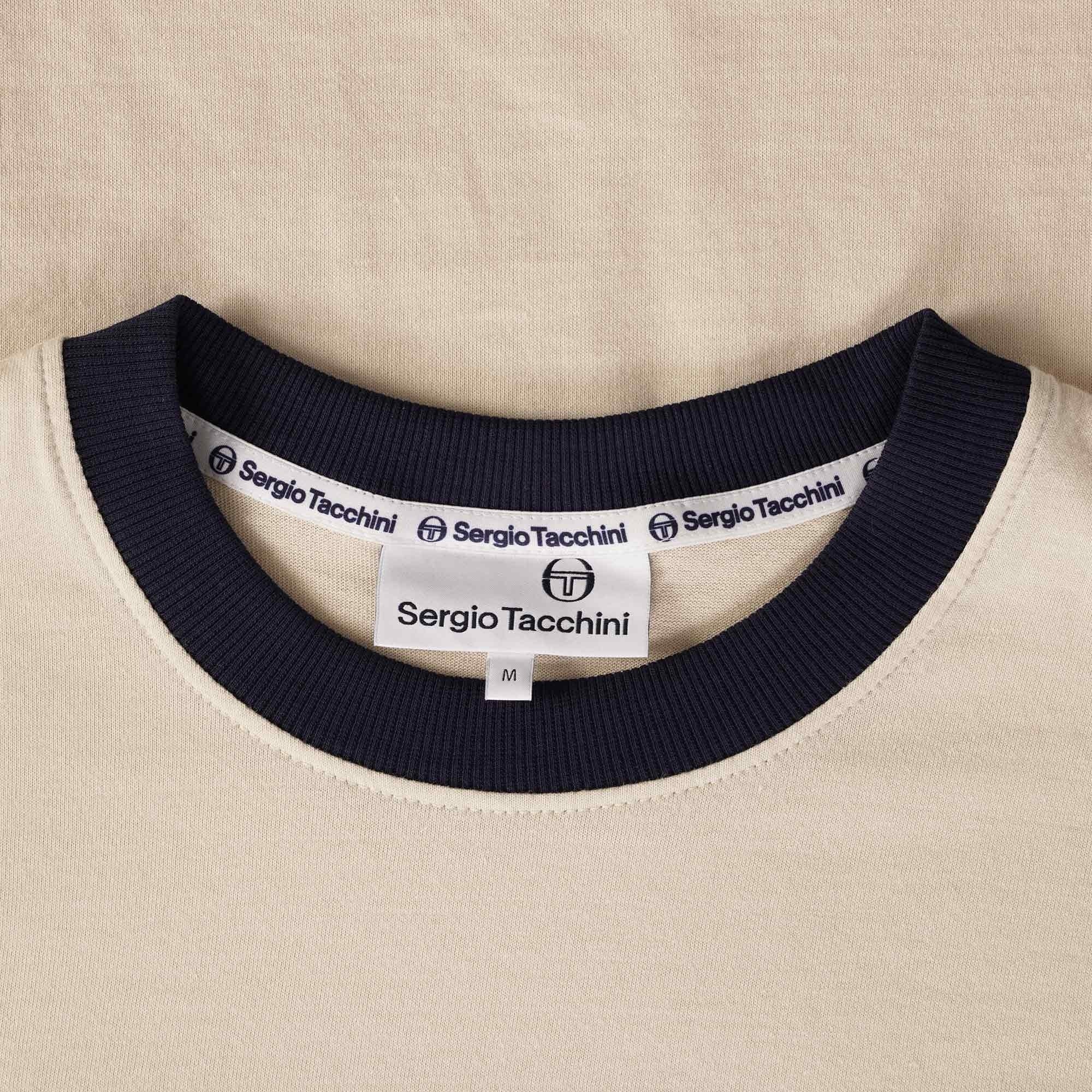 Sergio Tacchini Master Crew Neck T-Shirt - Buttercream