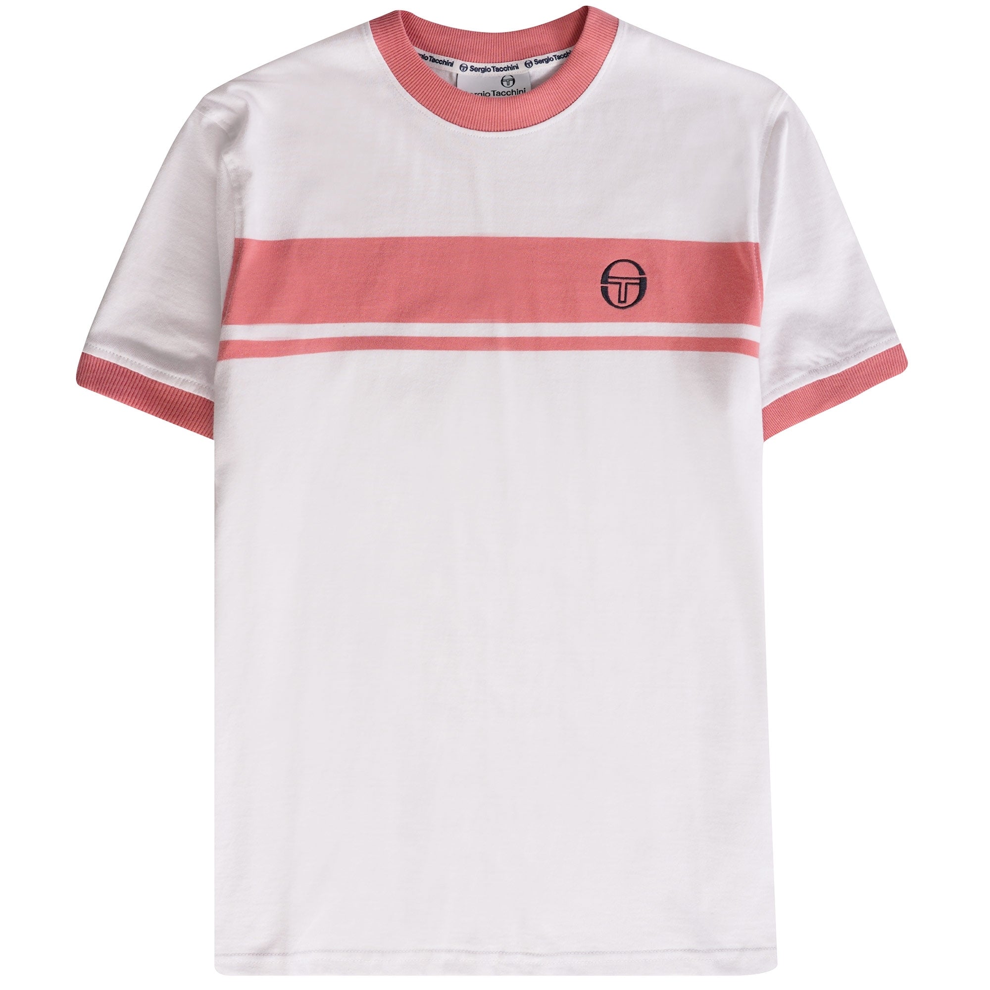 Sergio Tacchini Master Crew Neck T-Shirt - White