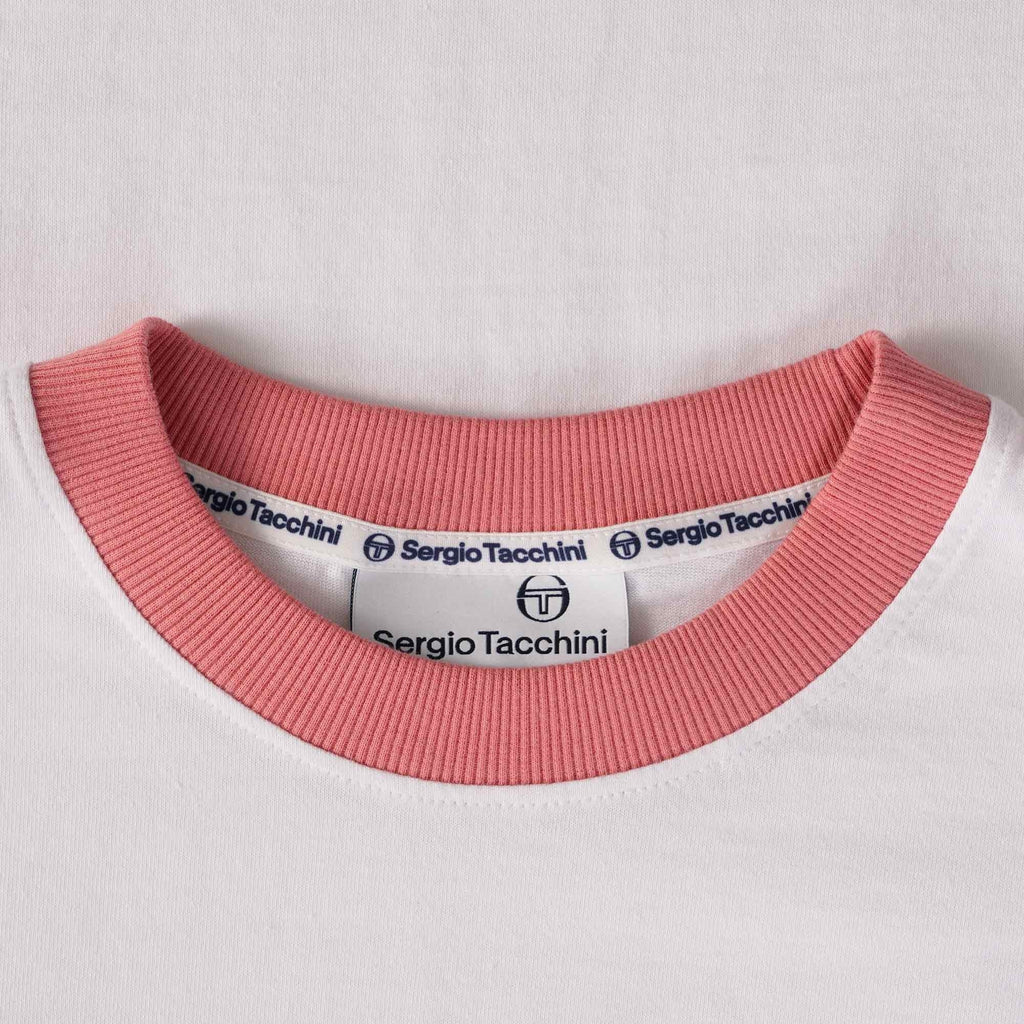 Sergio Tacchini Master Crew Neck T-Shirt - White