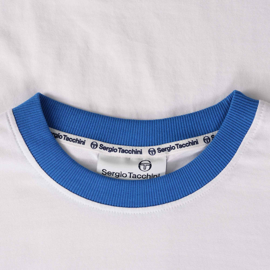 Sergio Tacchini Supermac T-Shirt - White/Rush