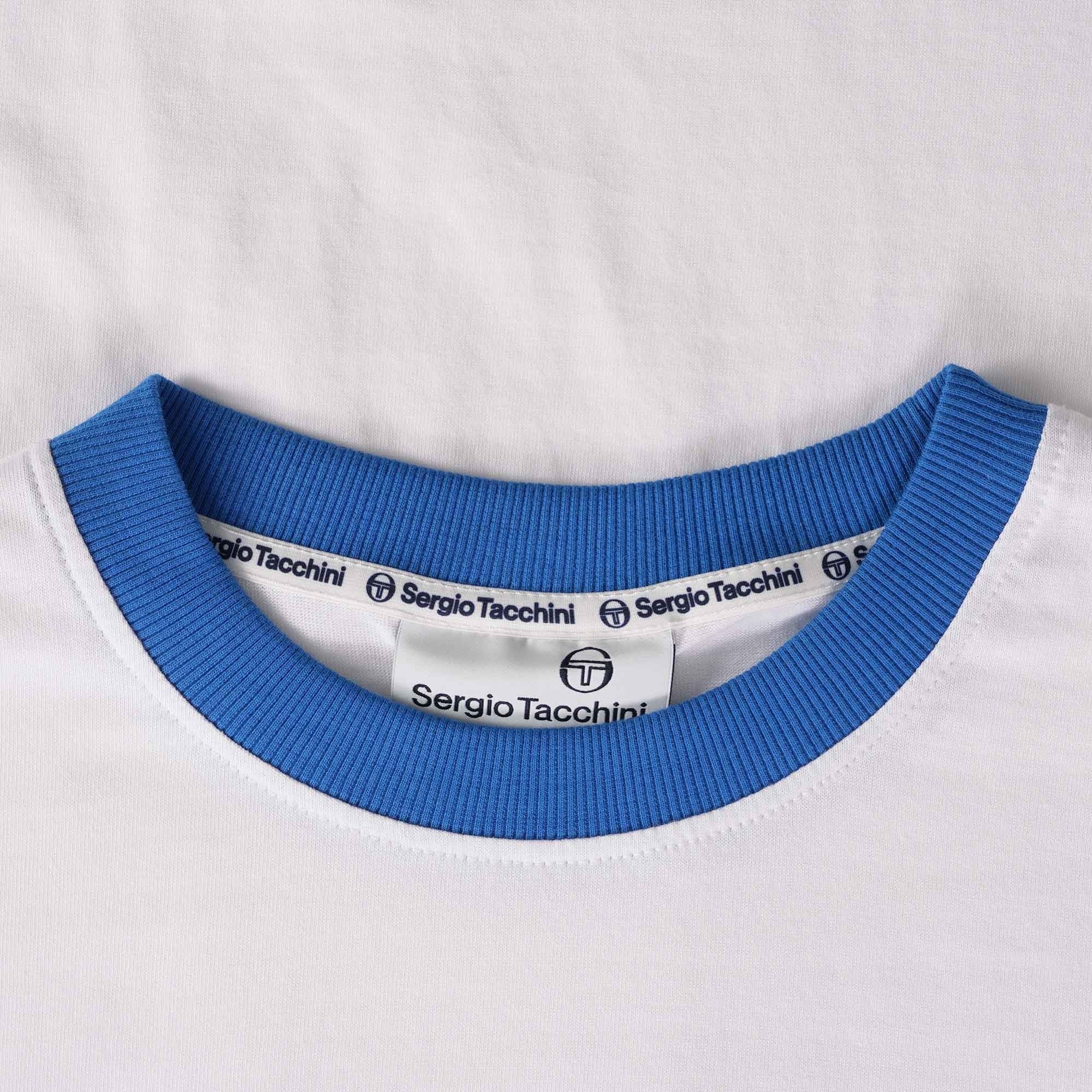 Sergio Tacchini Supermac T-Shirt - White/Rush