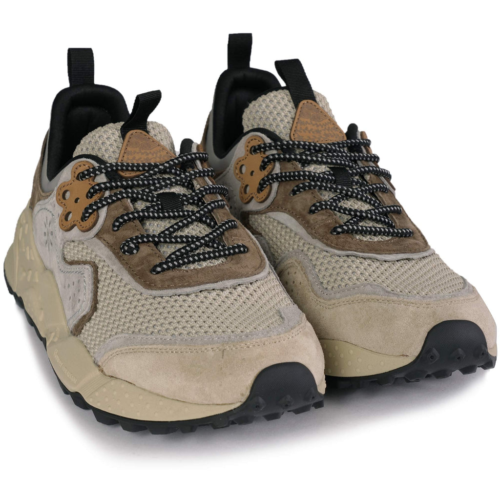 Flower Mountain Kotetsu Suede & Mesh - Beige/Grey