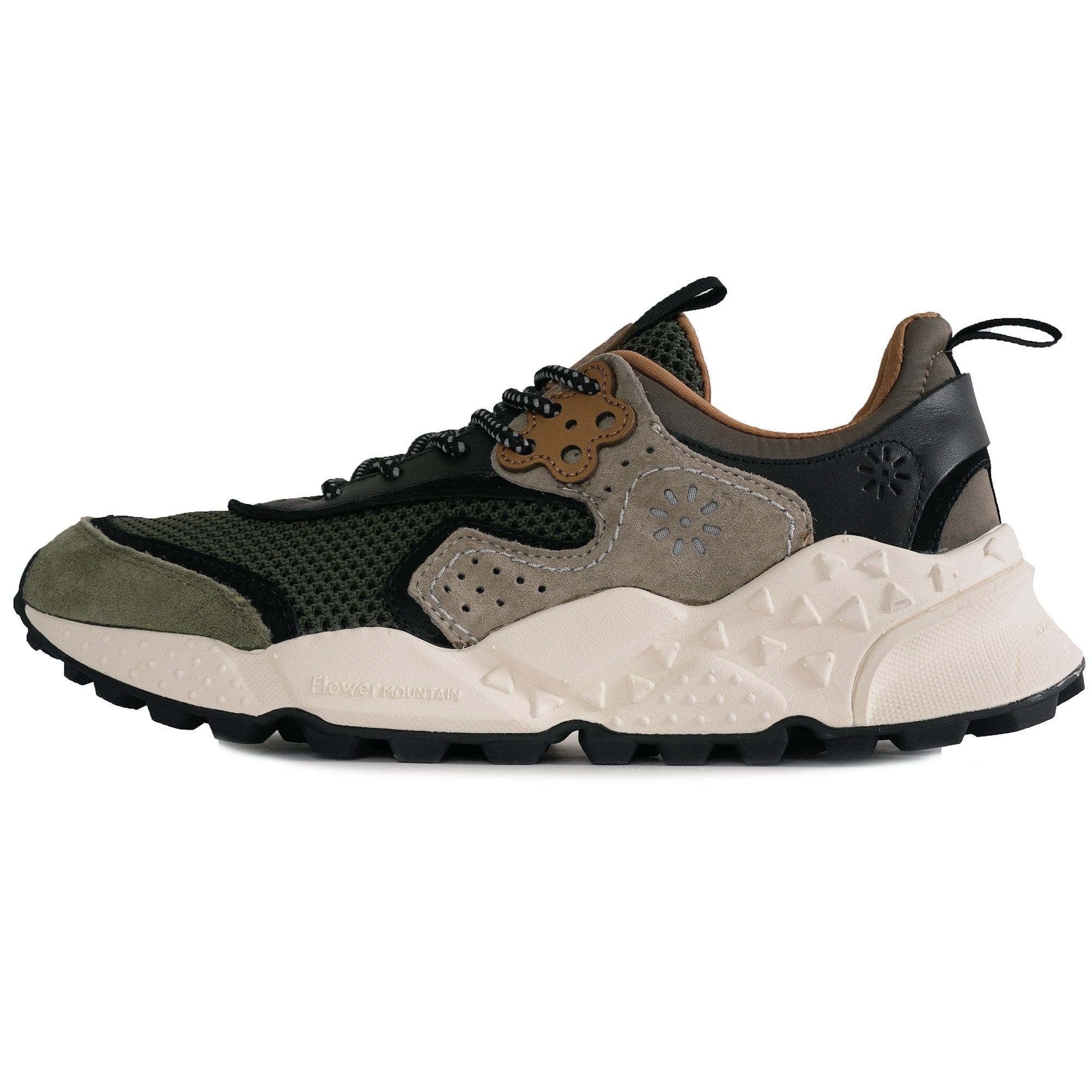 Flower Mountain Kotetsu Suede & Mesh - Military