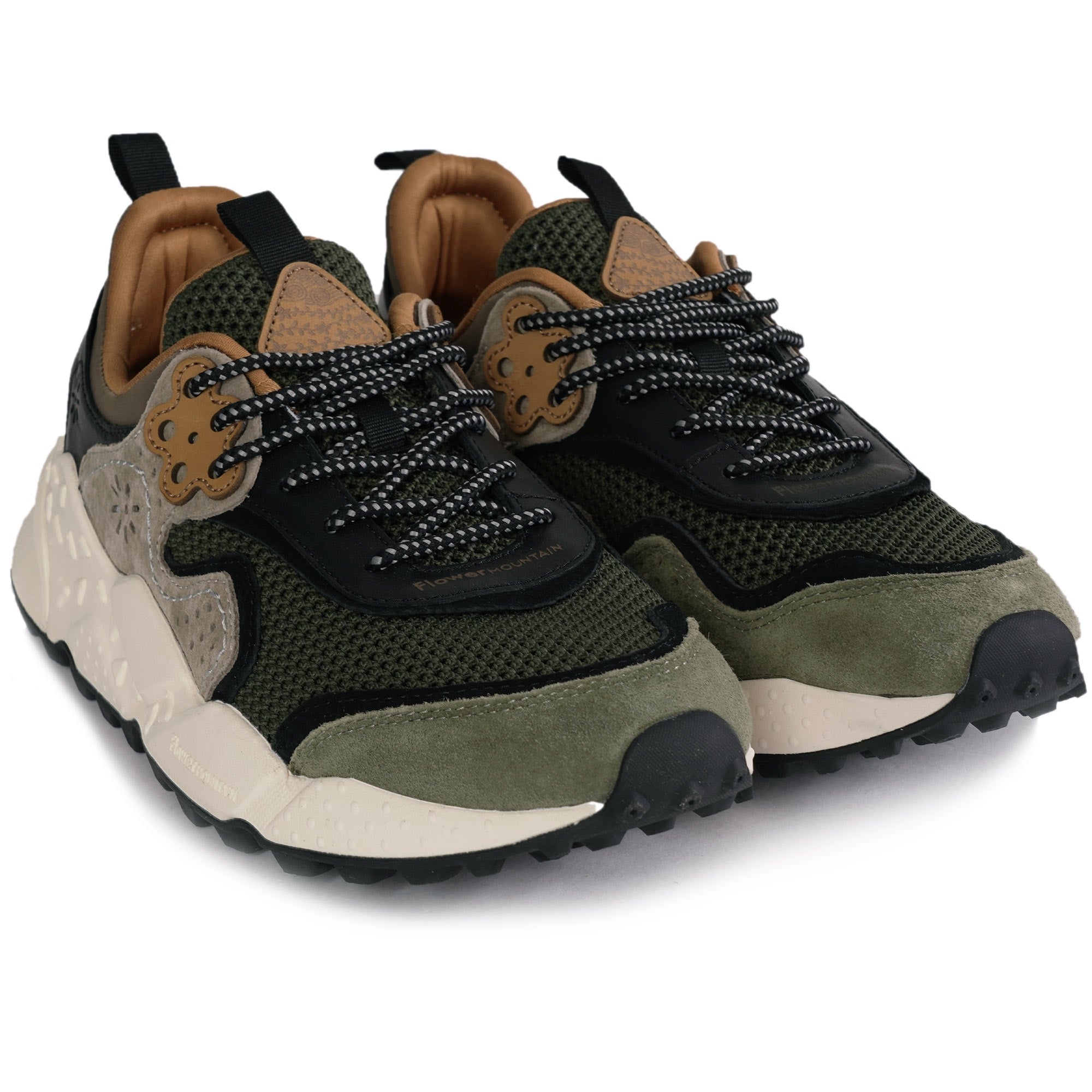 Flower Mountain Kotetsu Suede & Mesh - Military