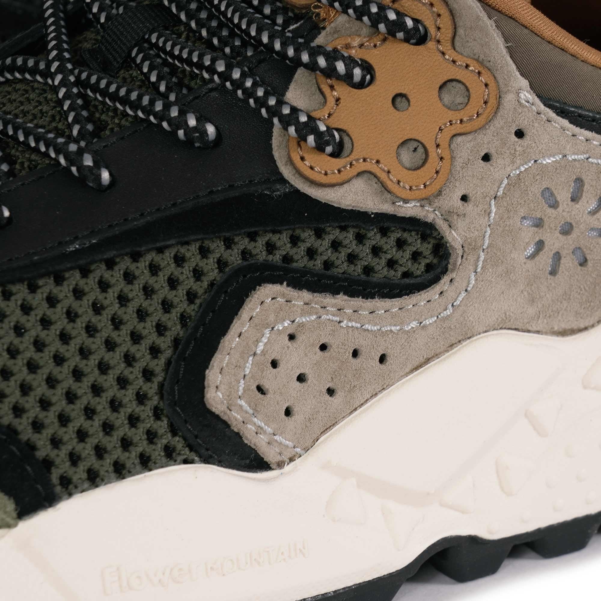 Flower Mountain Kotetsu Suede & Mesh - Military