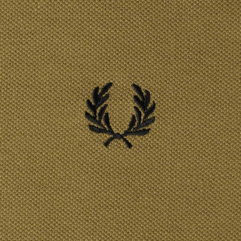 Fred Perry Crew Neck Pique T-Shirt - Shaded Stone