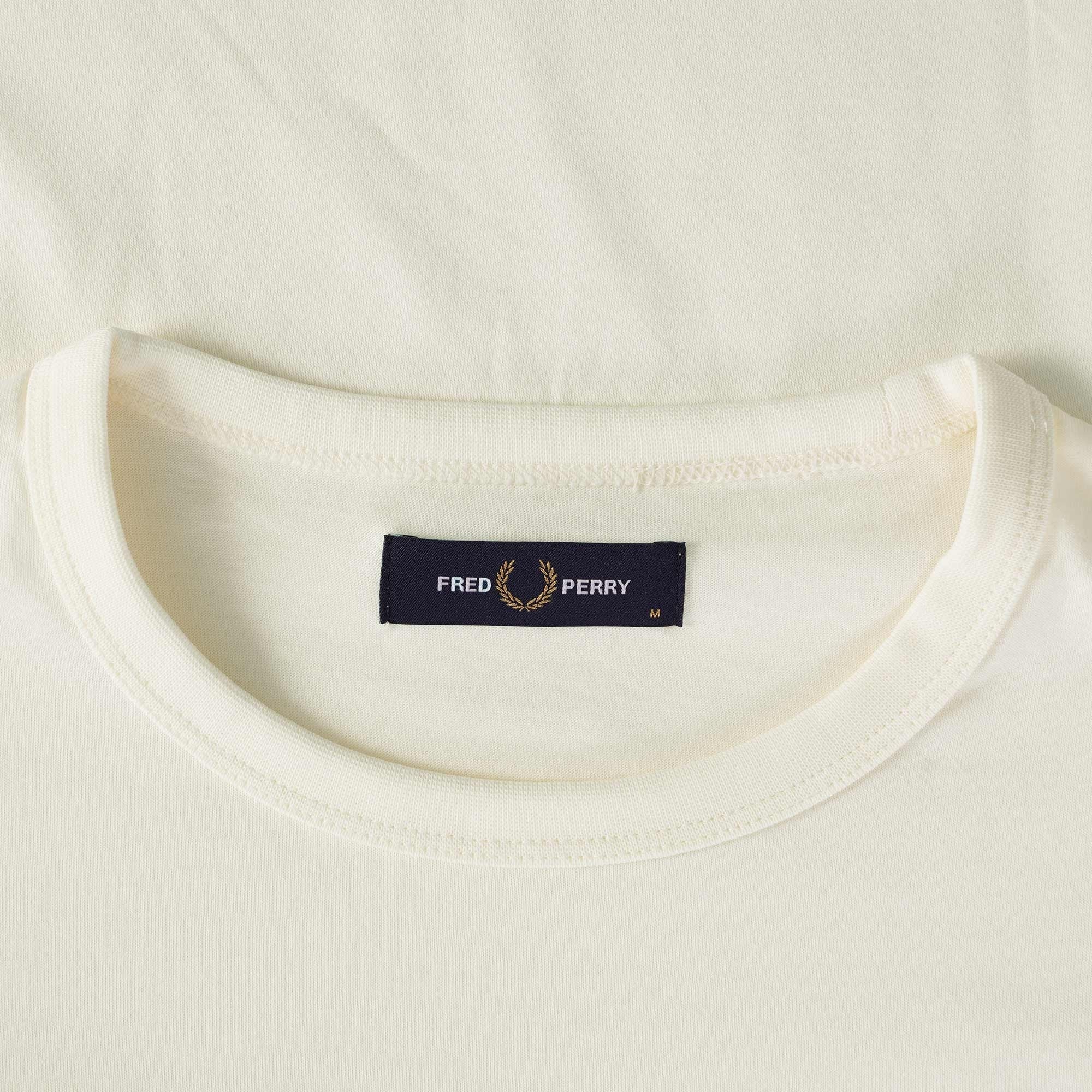 Fred Perry Ringer T-Shirt - Ecru