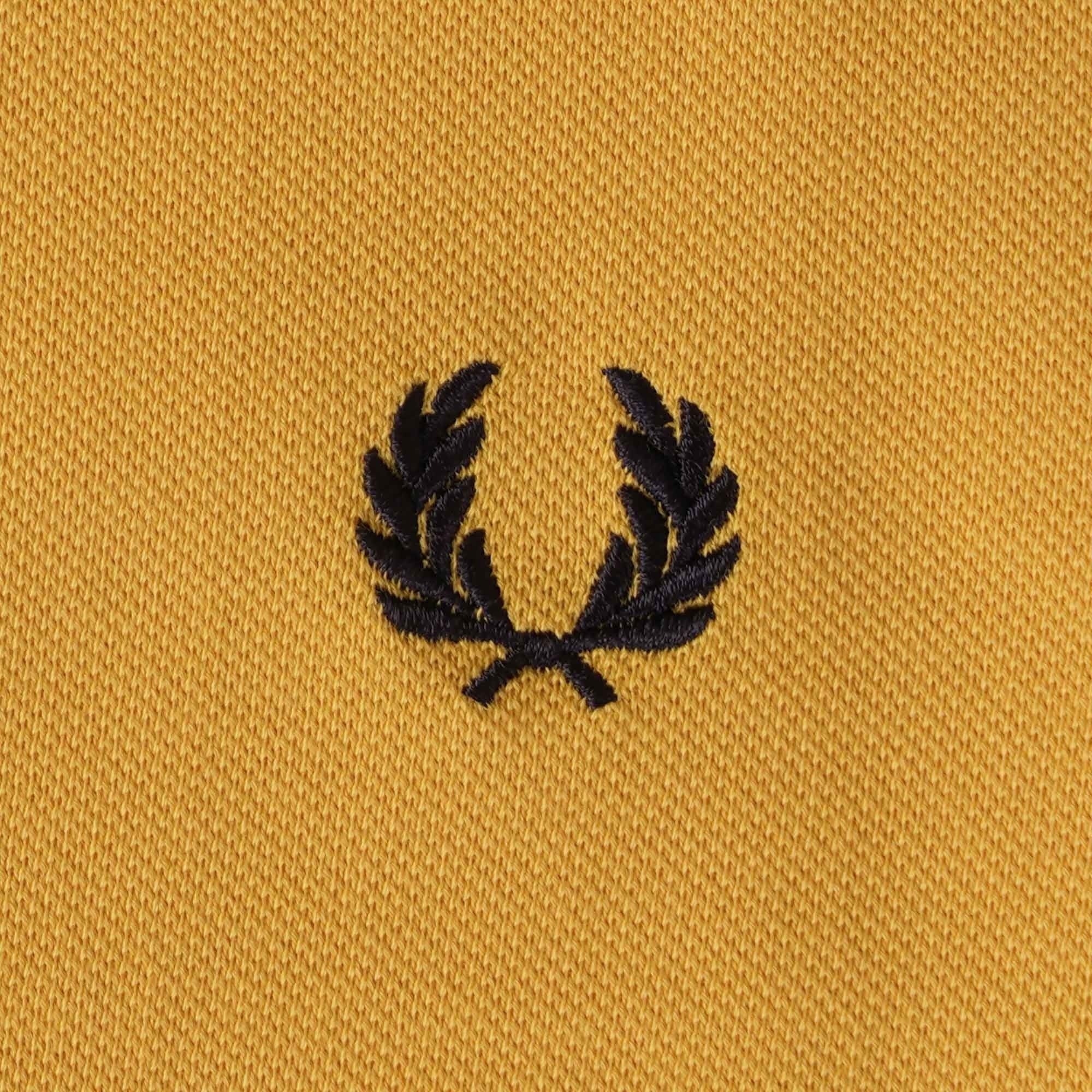 Fred Perry M3600 Twin Tipped Polo Shirt - Golden Hour/Navy