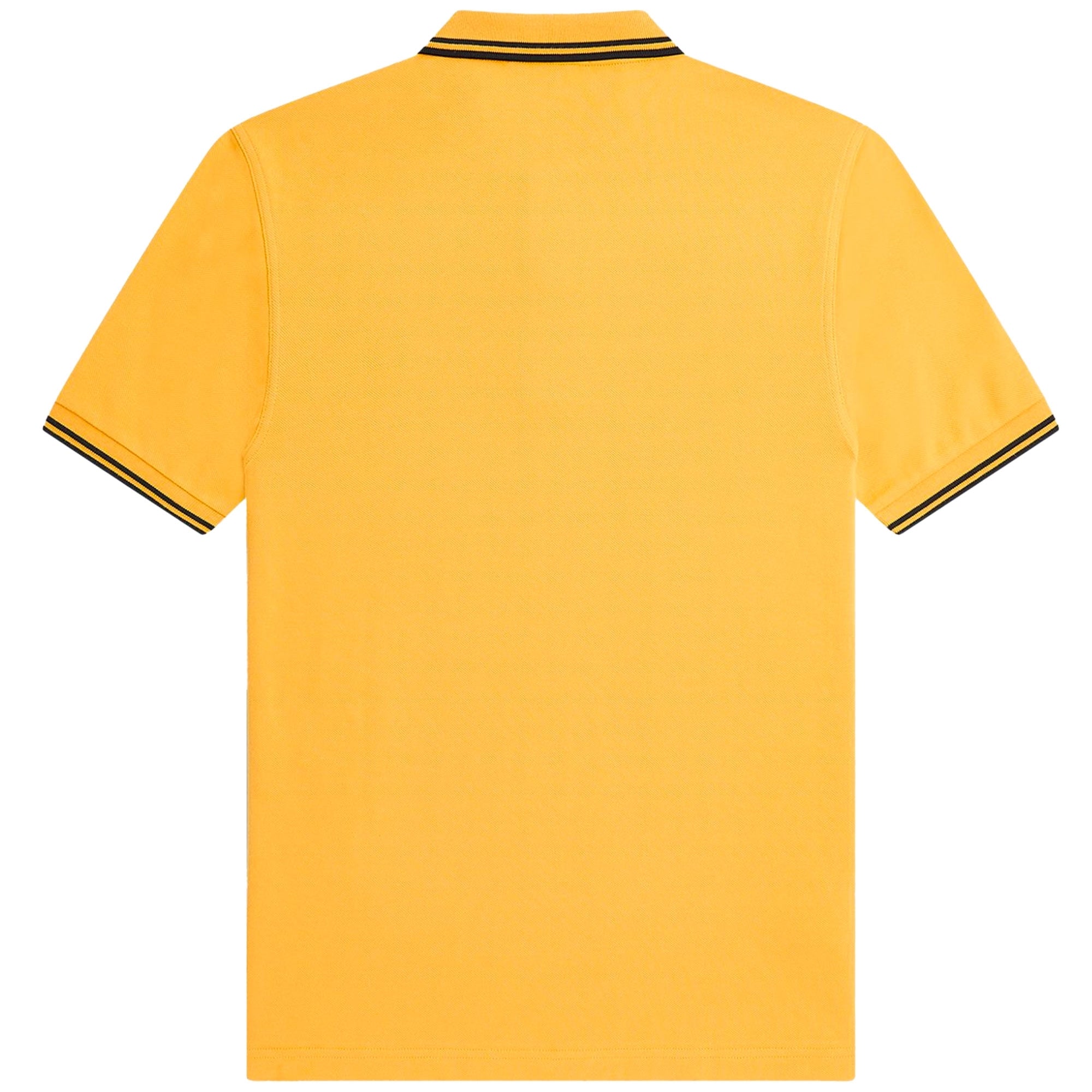 Fred Perry M3600 Twin Tipped Polo Shirt - Golden Hour/Navy