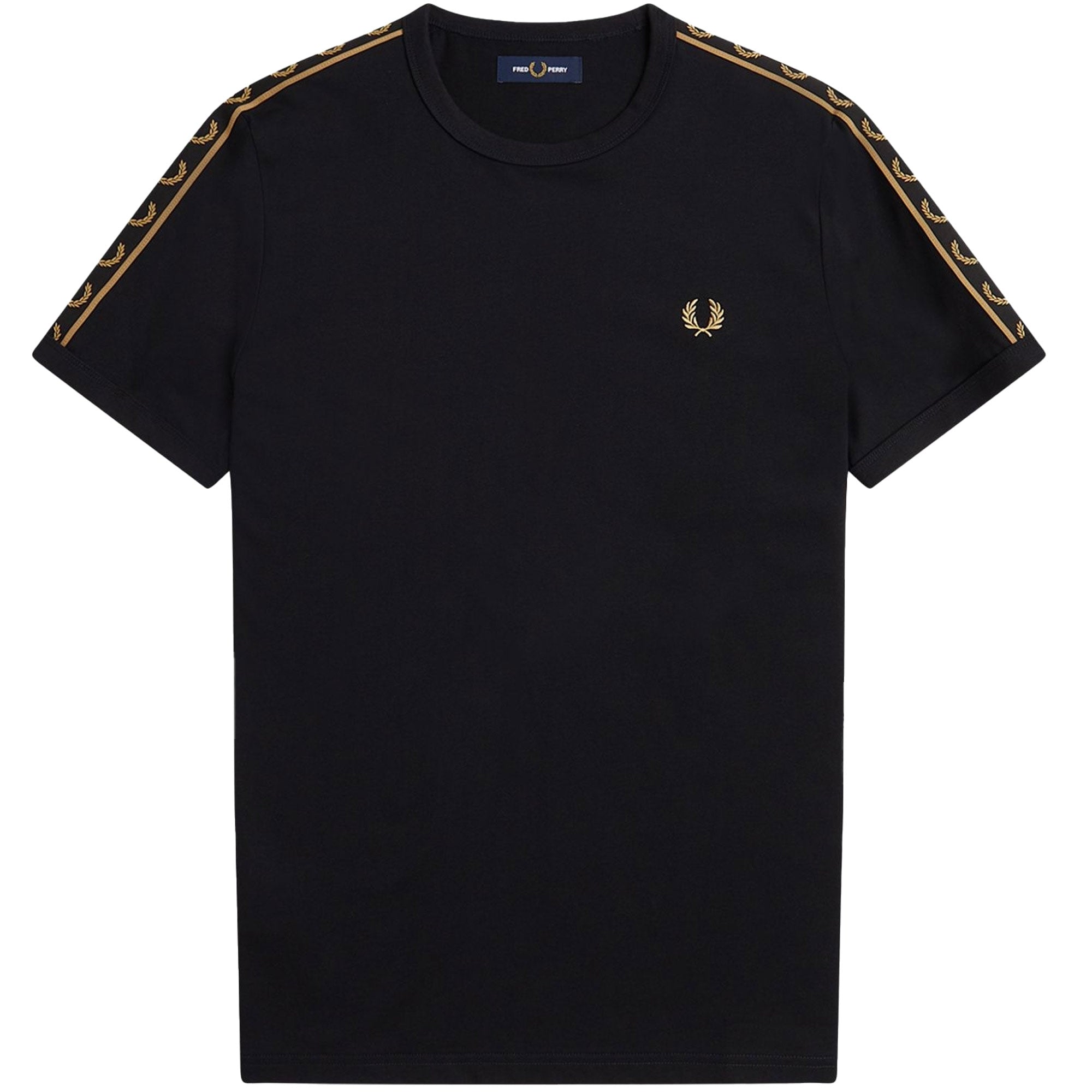 Fred Perry Ringer T-Shirt - Black