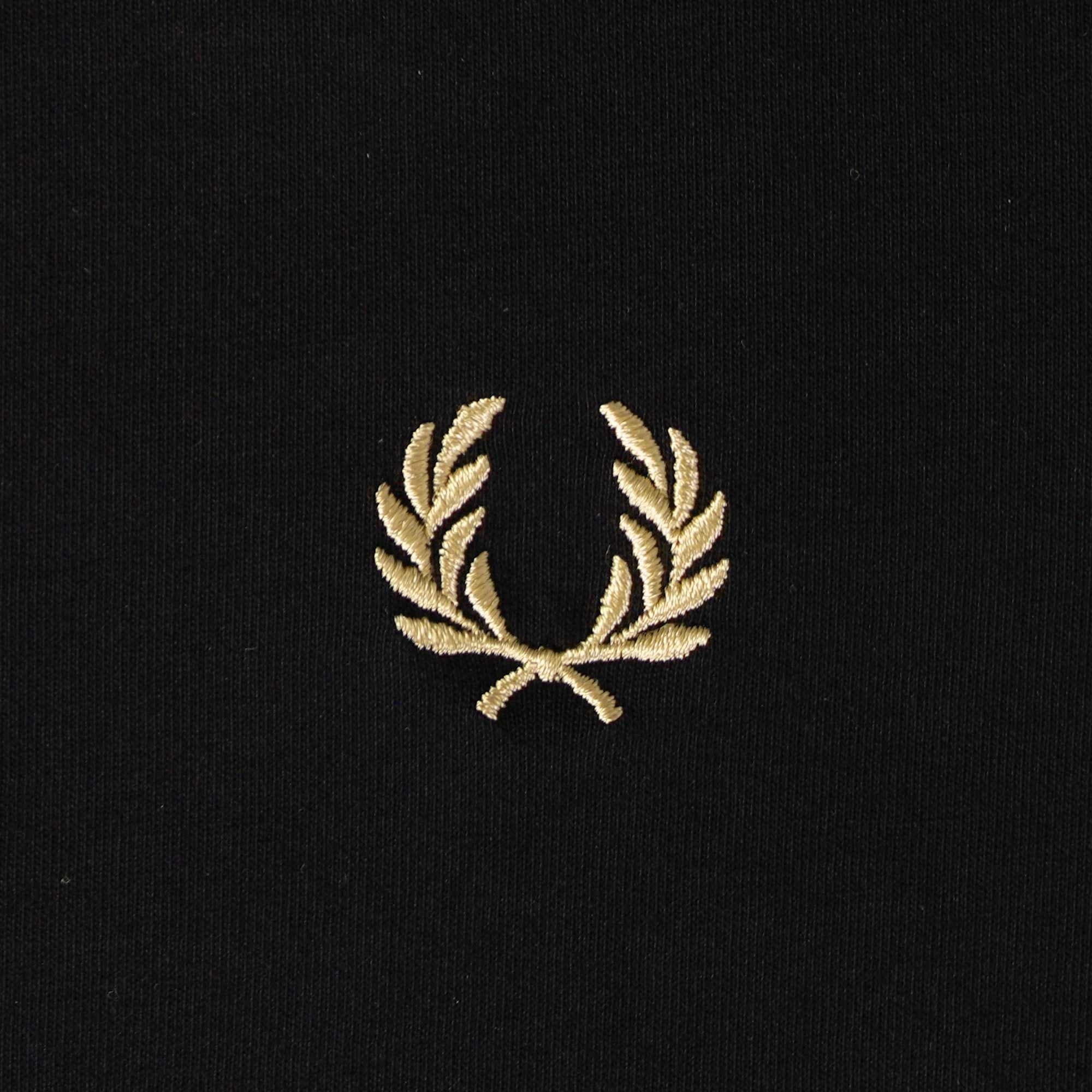 Fred Perry Ringer T-Shirt - Black