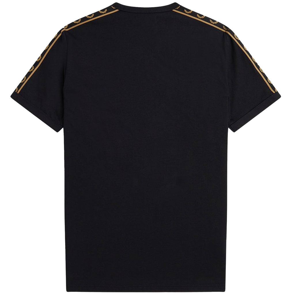 Fred Perry Ringer T-Shirt - Black