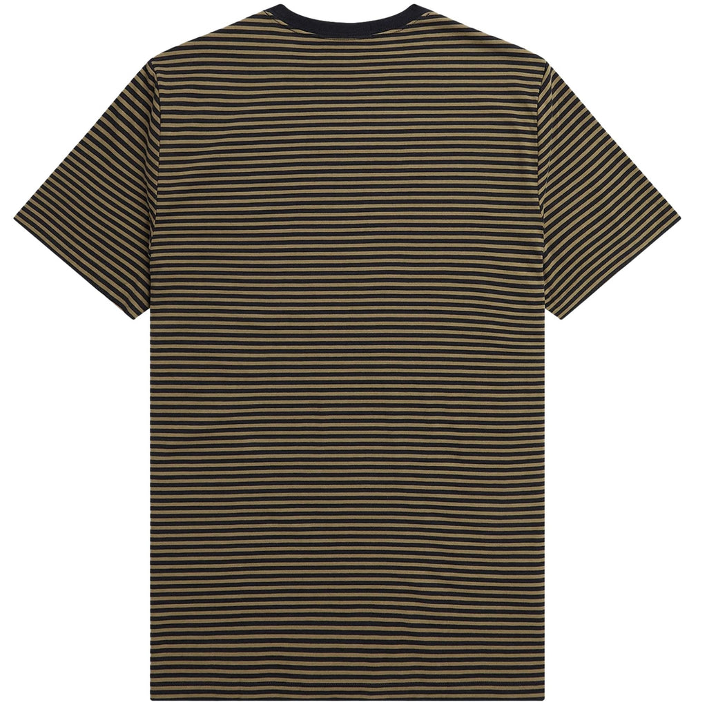 Fred Perry Fine Stripe T-Shirt - Shaded Stone