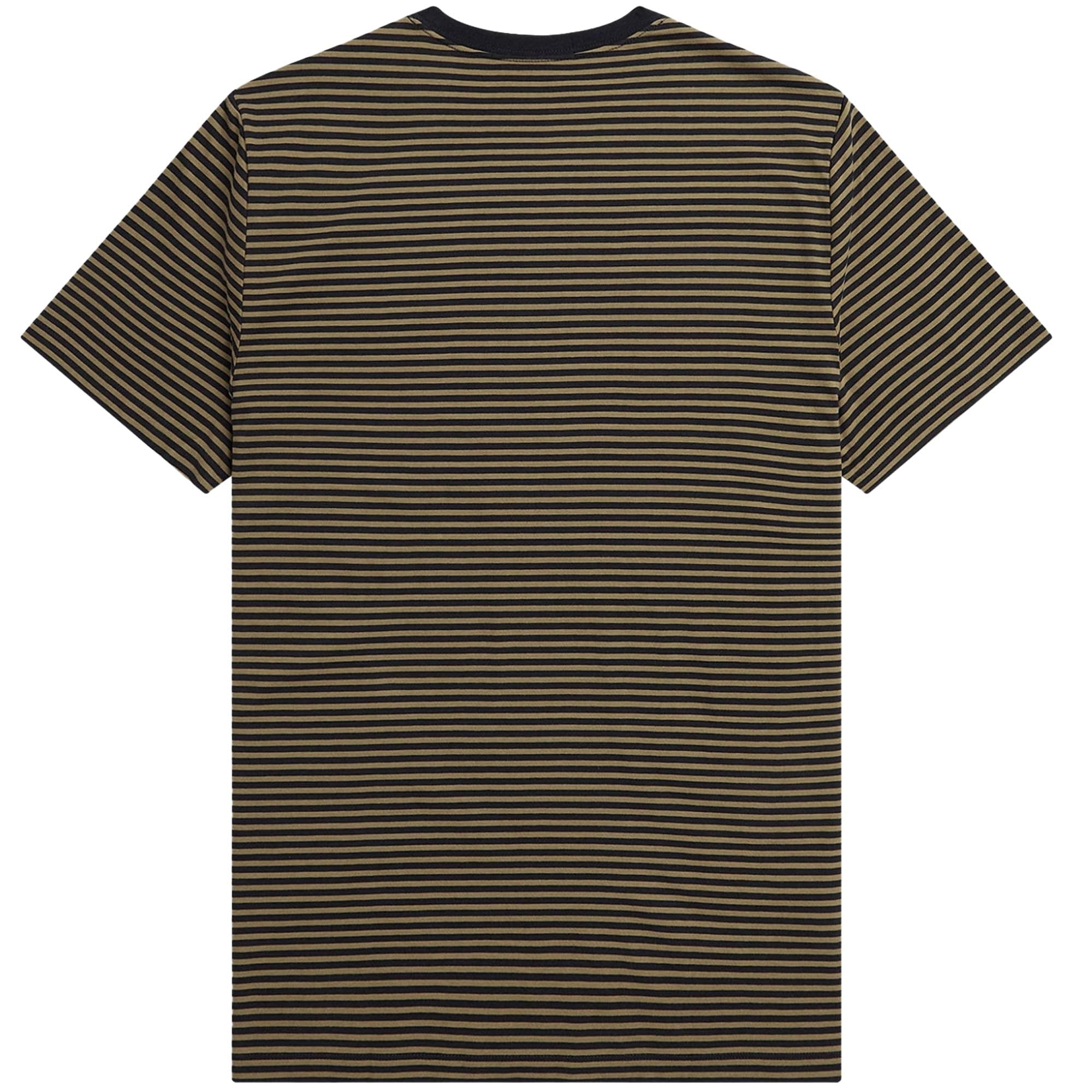 Fred Perry Fine Stripe T-Shirt - Shaded Stone