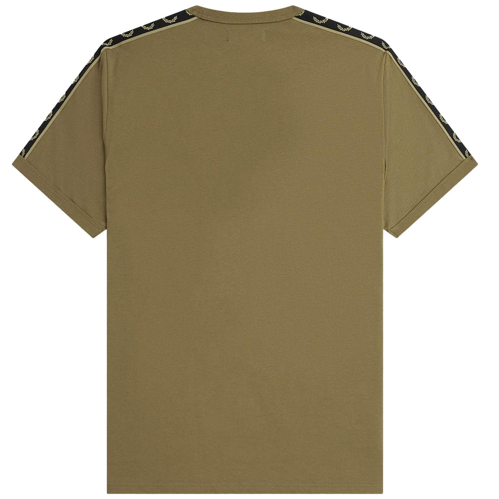 Fred Perry Contrast Tape Ringer T-Shirt - Shaded Stone