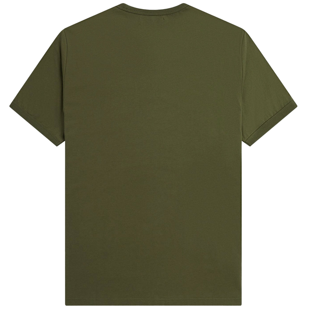 Fred Perry Ringer T-Shirt - Uniform Green