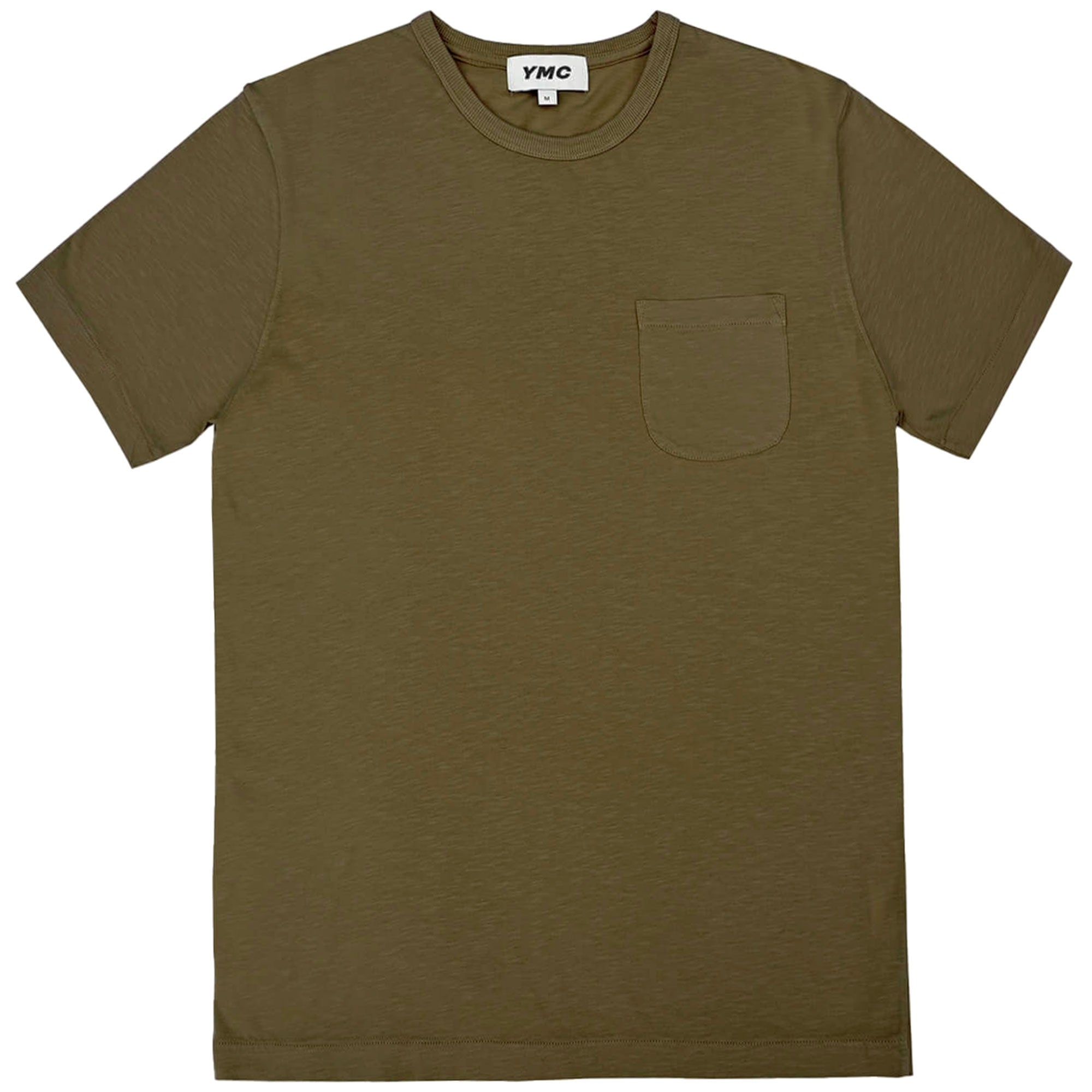 YMC Wild Ones Garment Dyed Organic Cotton T-Shirt - Brown