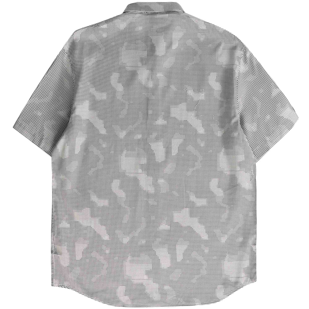 Emporio Armani Short Sleeve Pattern Woven Shirt - Pois