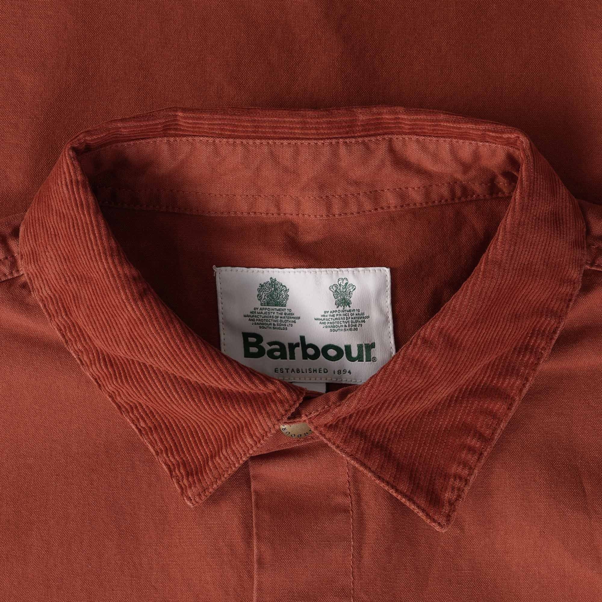 Barbour Lorenzo Overshirt - Rust