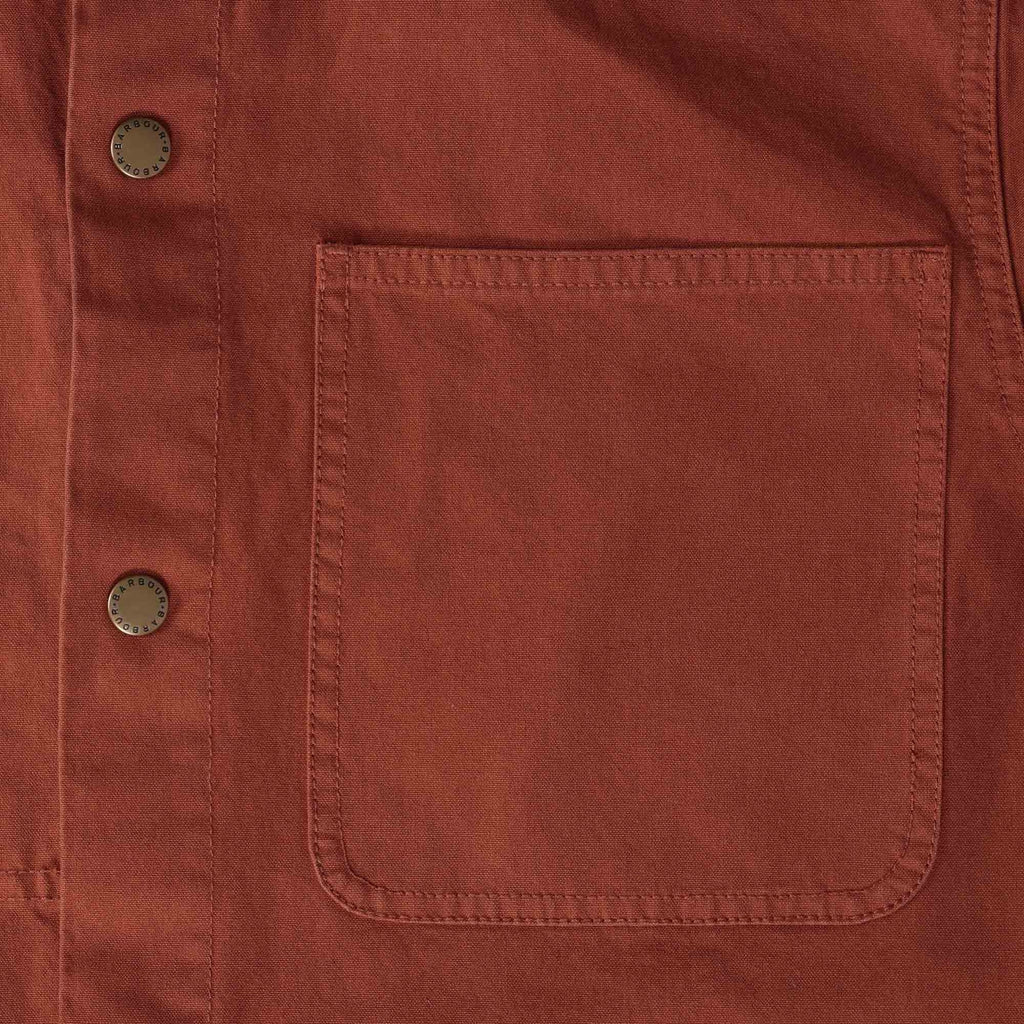 Barbour Lorenzo Overshirt - Rust