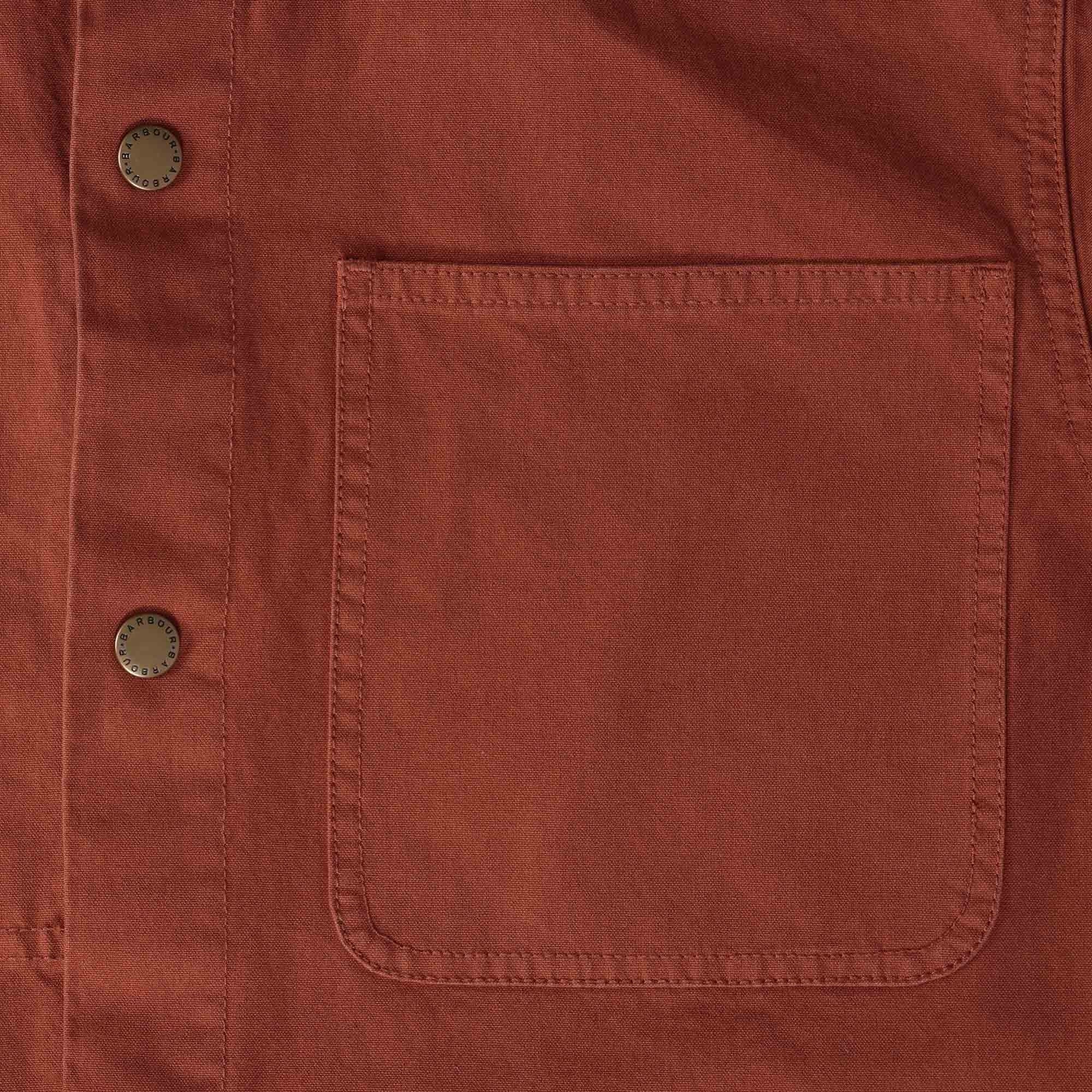 Barbour Lorenzo Overshirt - Rust