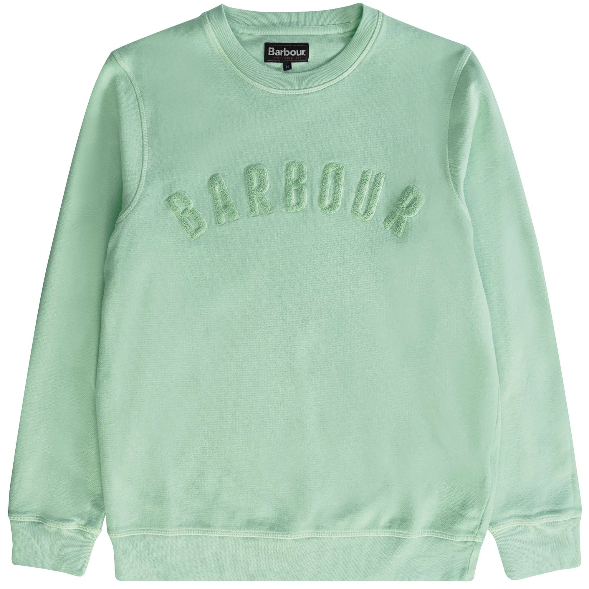 Washed Prep Logo Sweatshirt - Dusty Mint