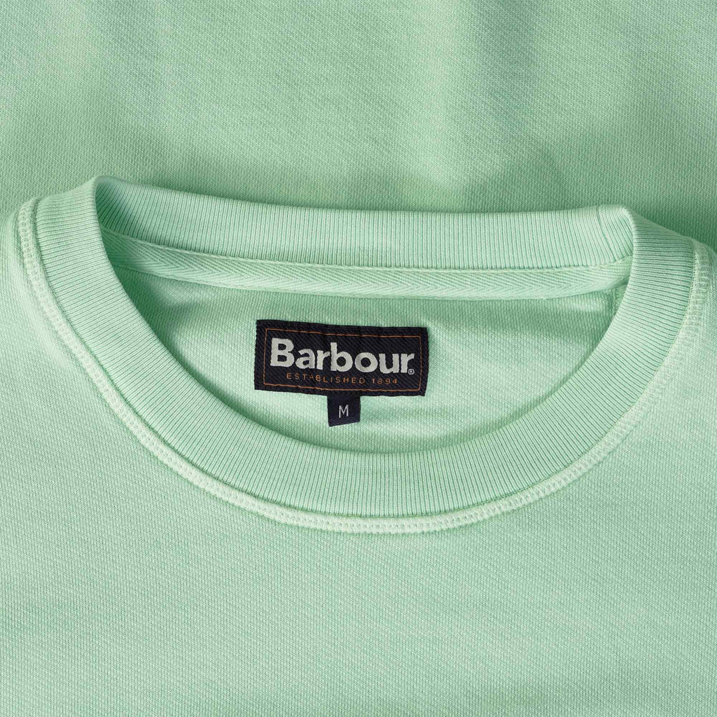 Barbour Washed Prep Logo Sweatshirt - Dusty Mint