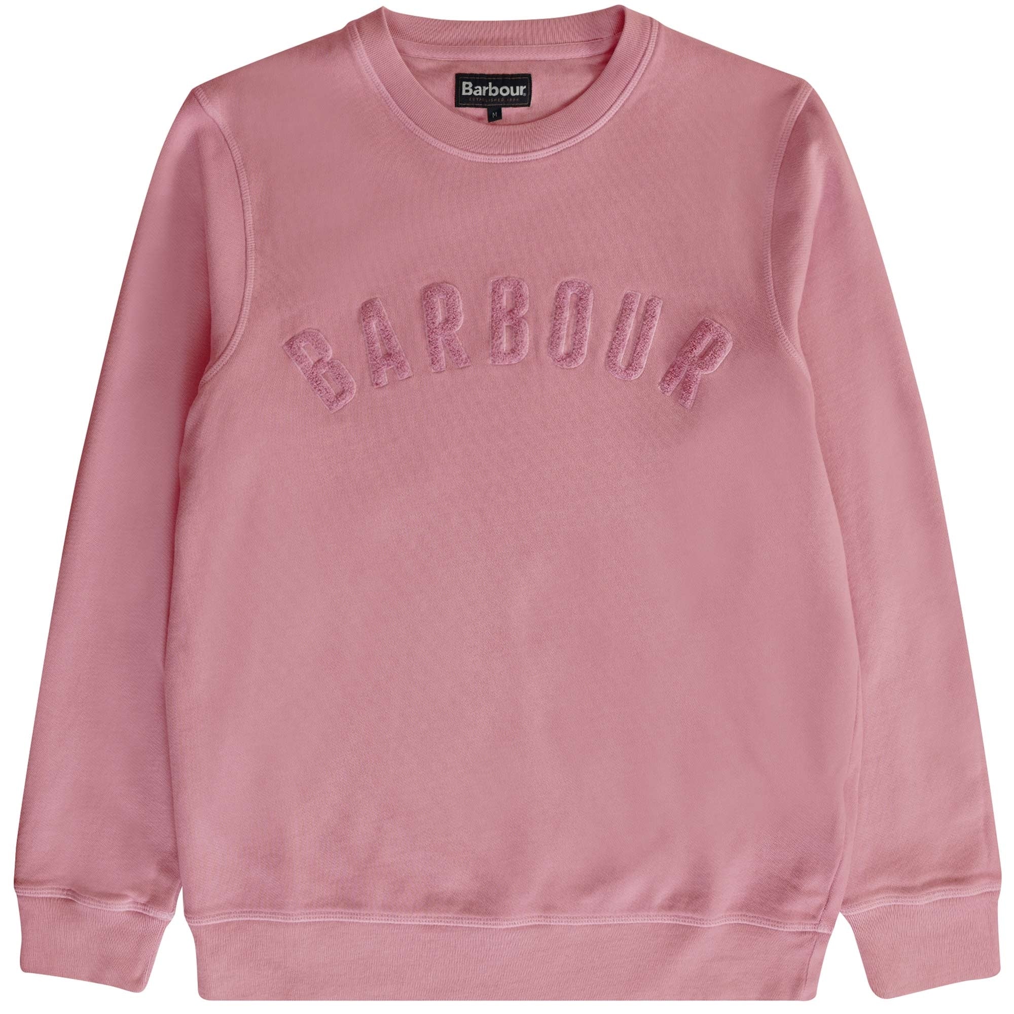 Barbour Washed Prep Logo Sweatshirt - Faded Pink