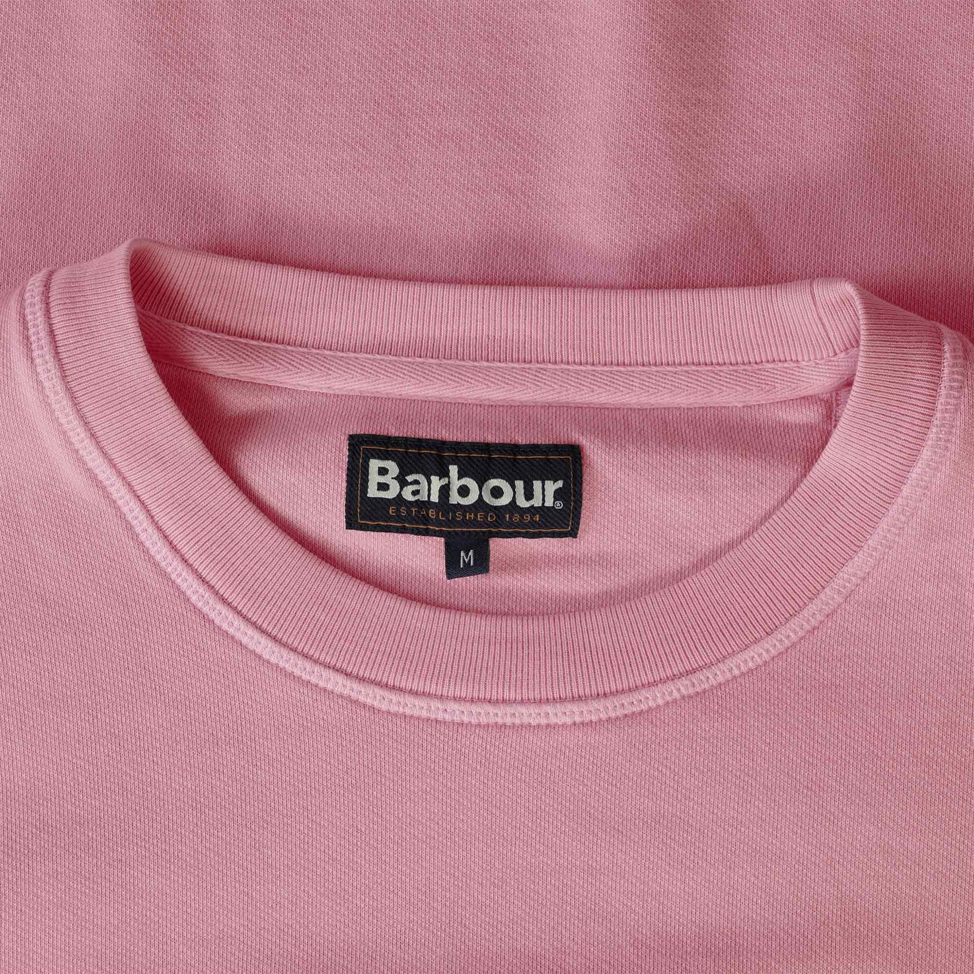 Barbour Washed Prep Logo Sweatshirt - Faded Pink