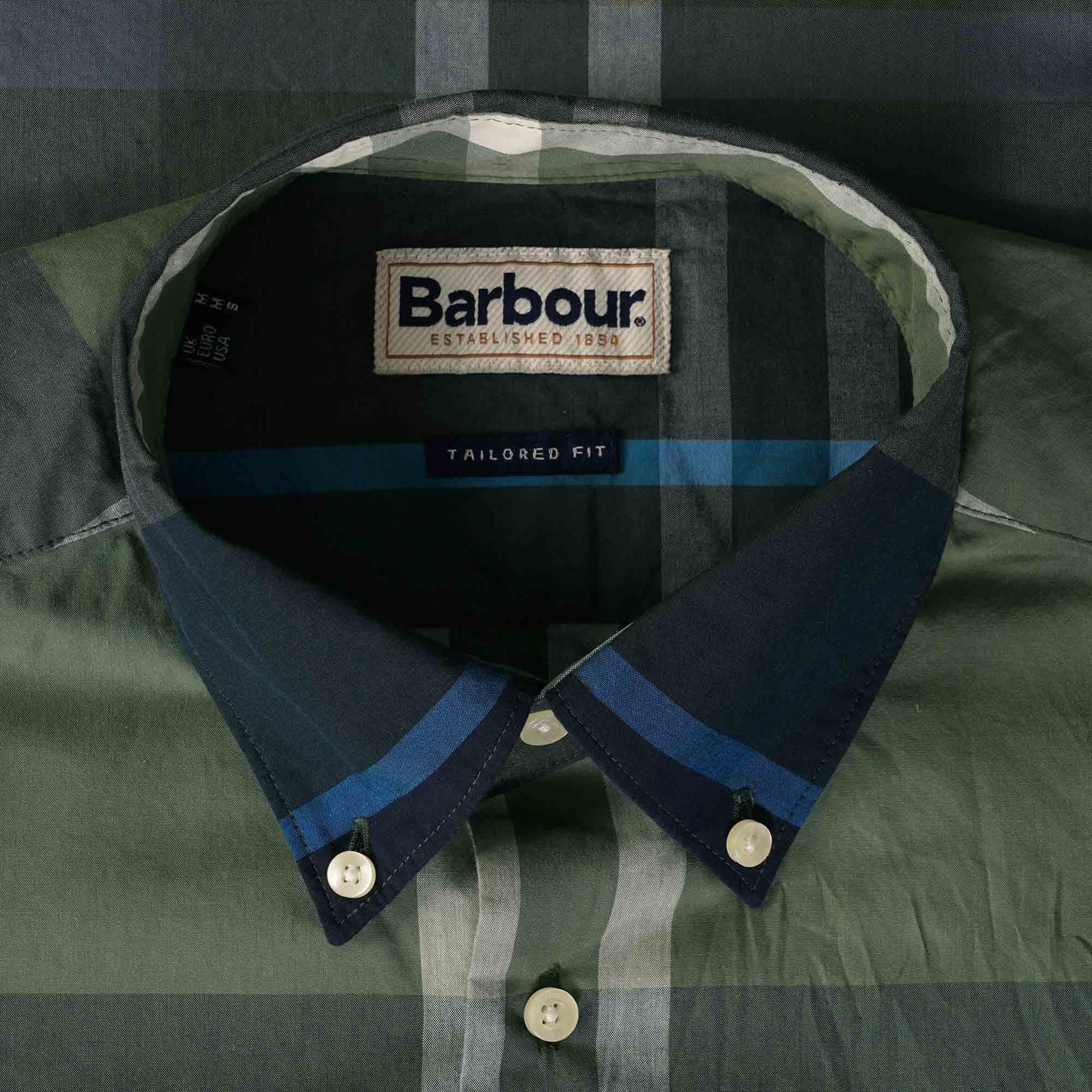 Barbour Harris Tailored Shirt - Kielder Blue Tartan