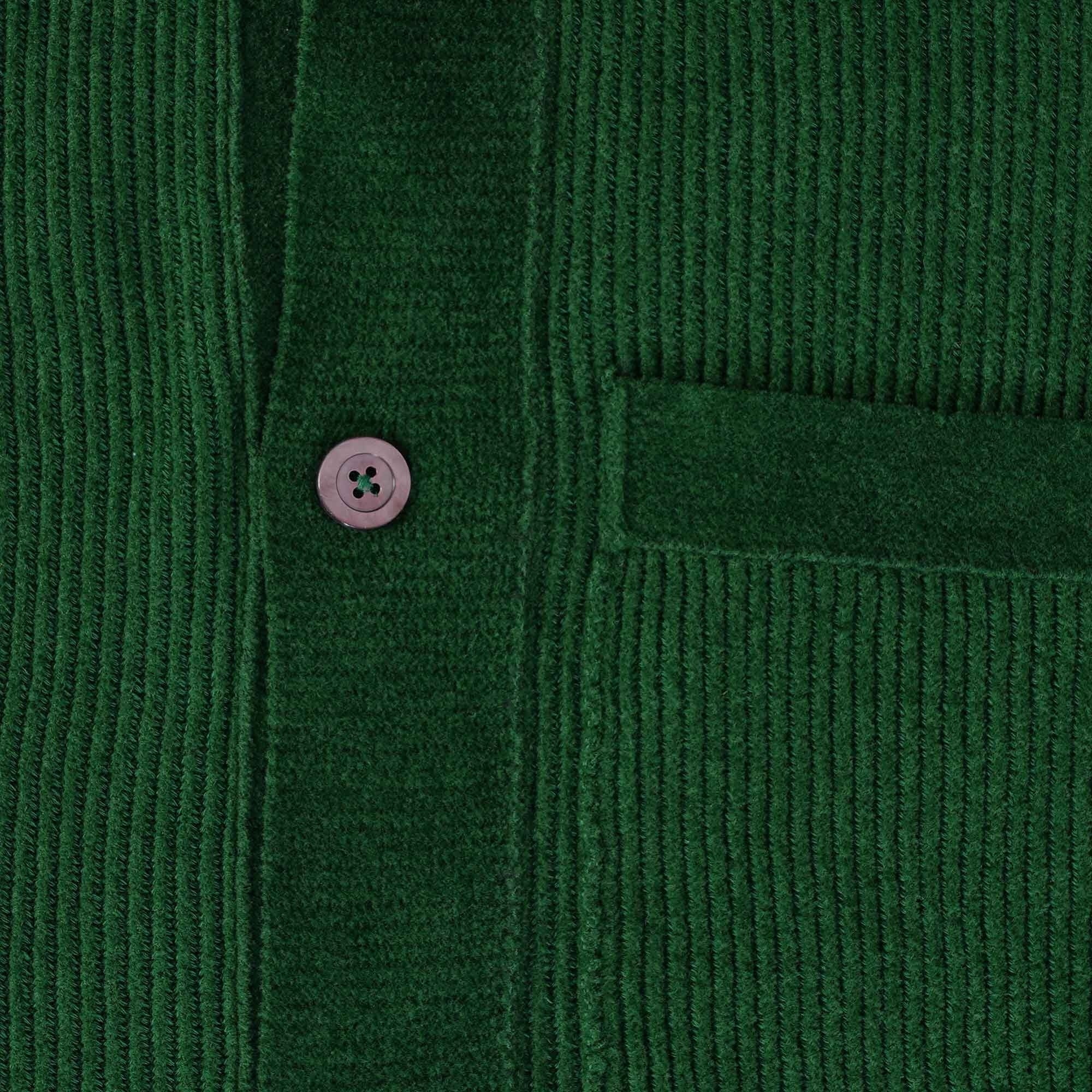 Norse Projects Erik Chenille Jacket - Bottle Green