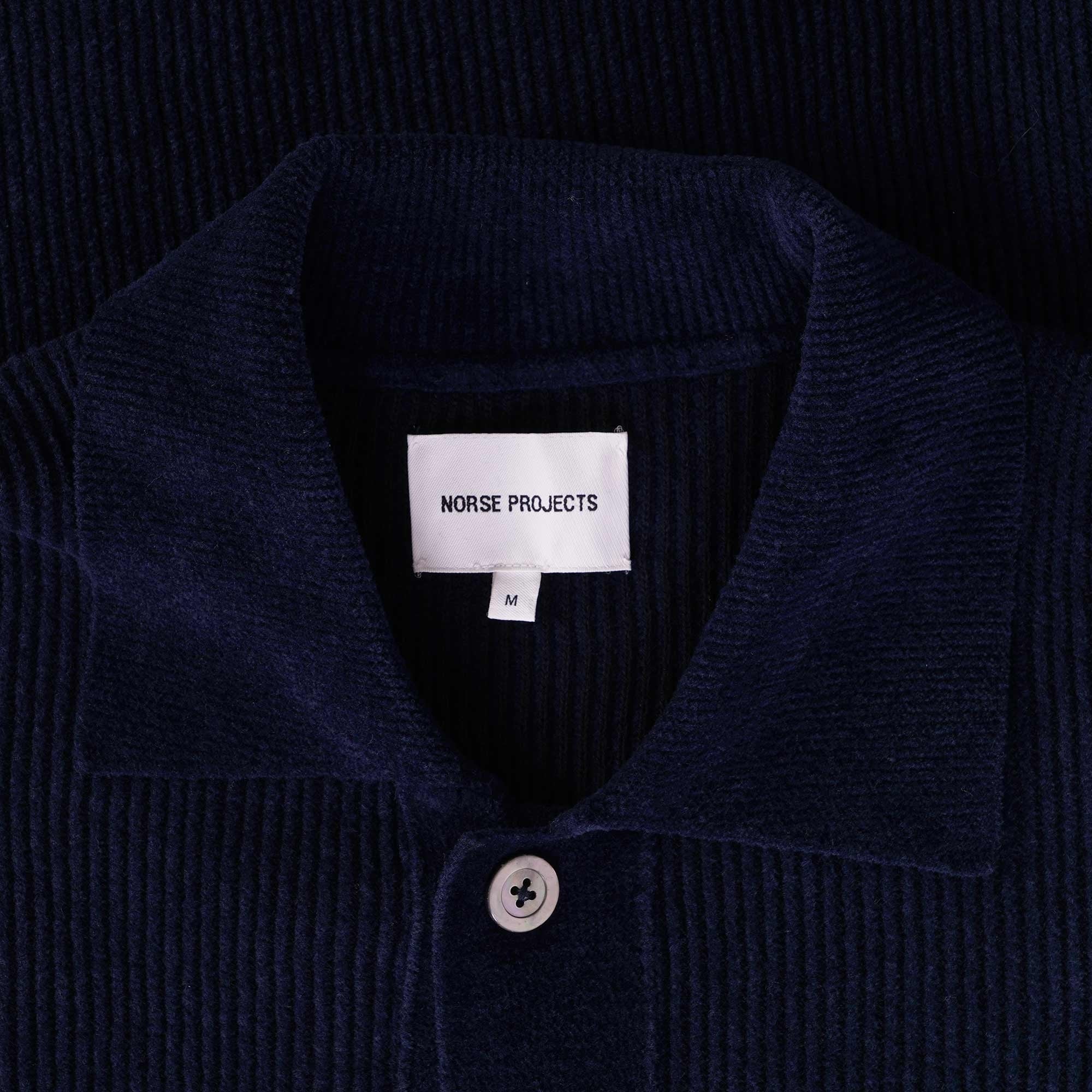 Norse Projects Erik Chenille Jacket - Dark Navy