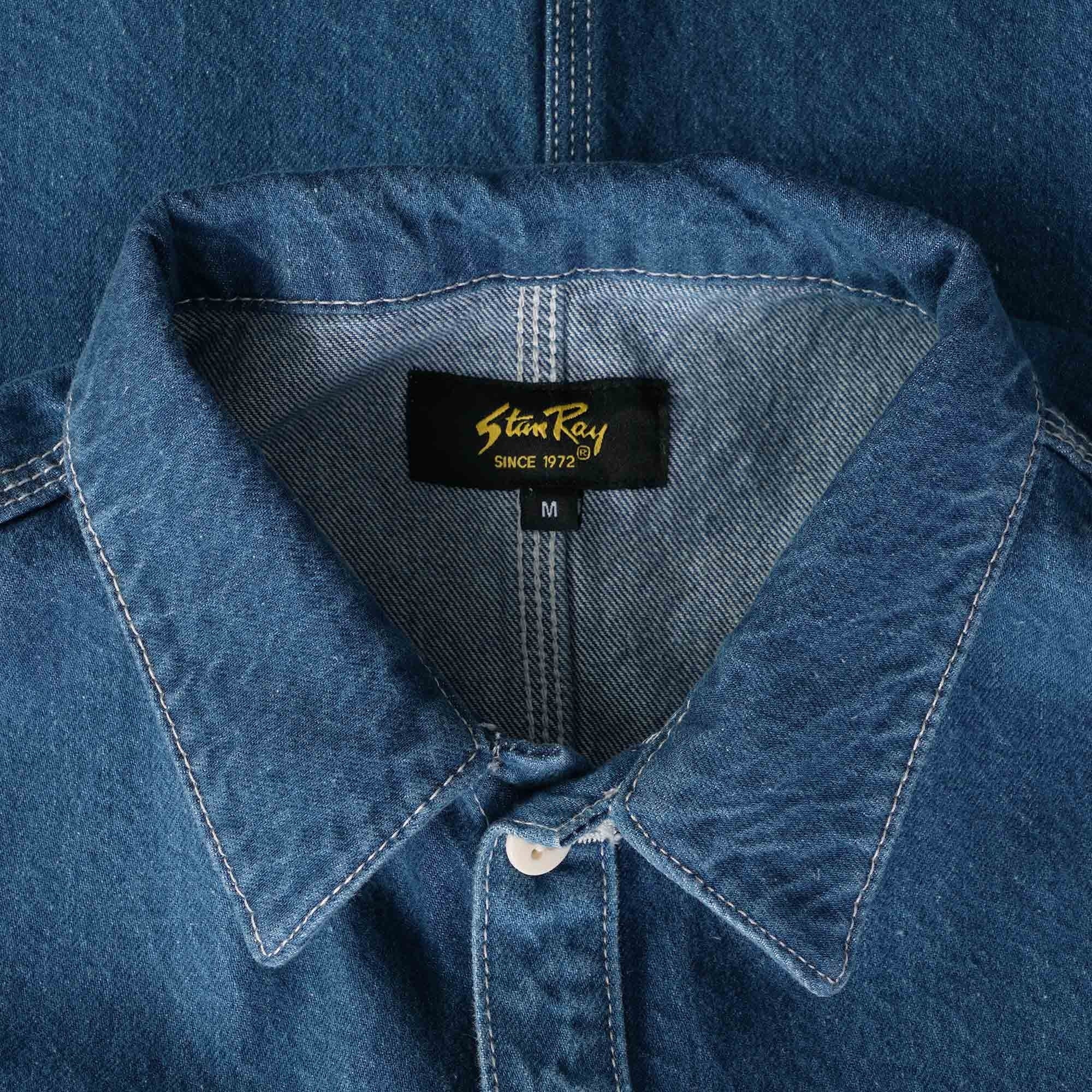 Stan Ray Prison Shirt - Vintage Stonewash Denim