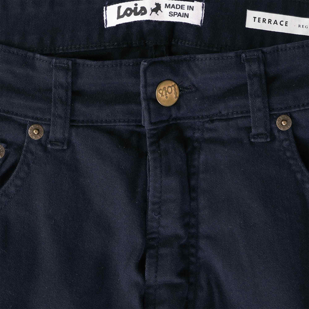 Lois Jeans Terrace Cotton Pants - Navy