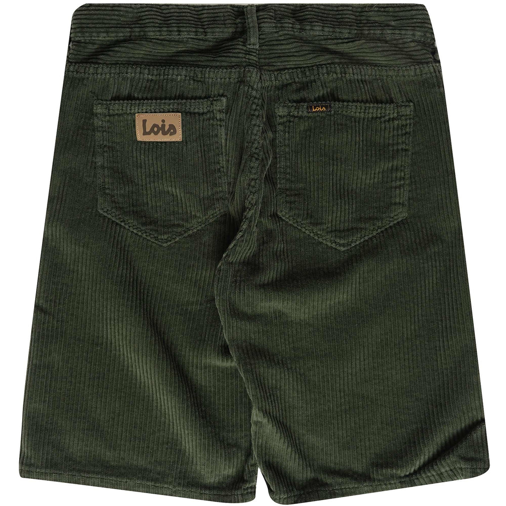 Pepe Jumbo Cord Shorts - Green Olive
